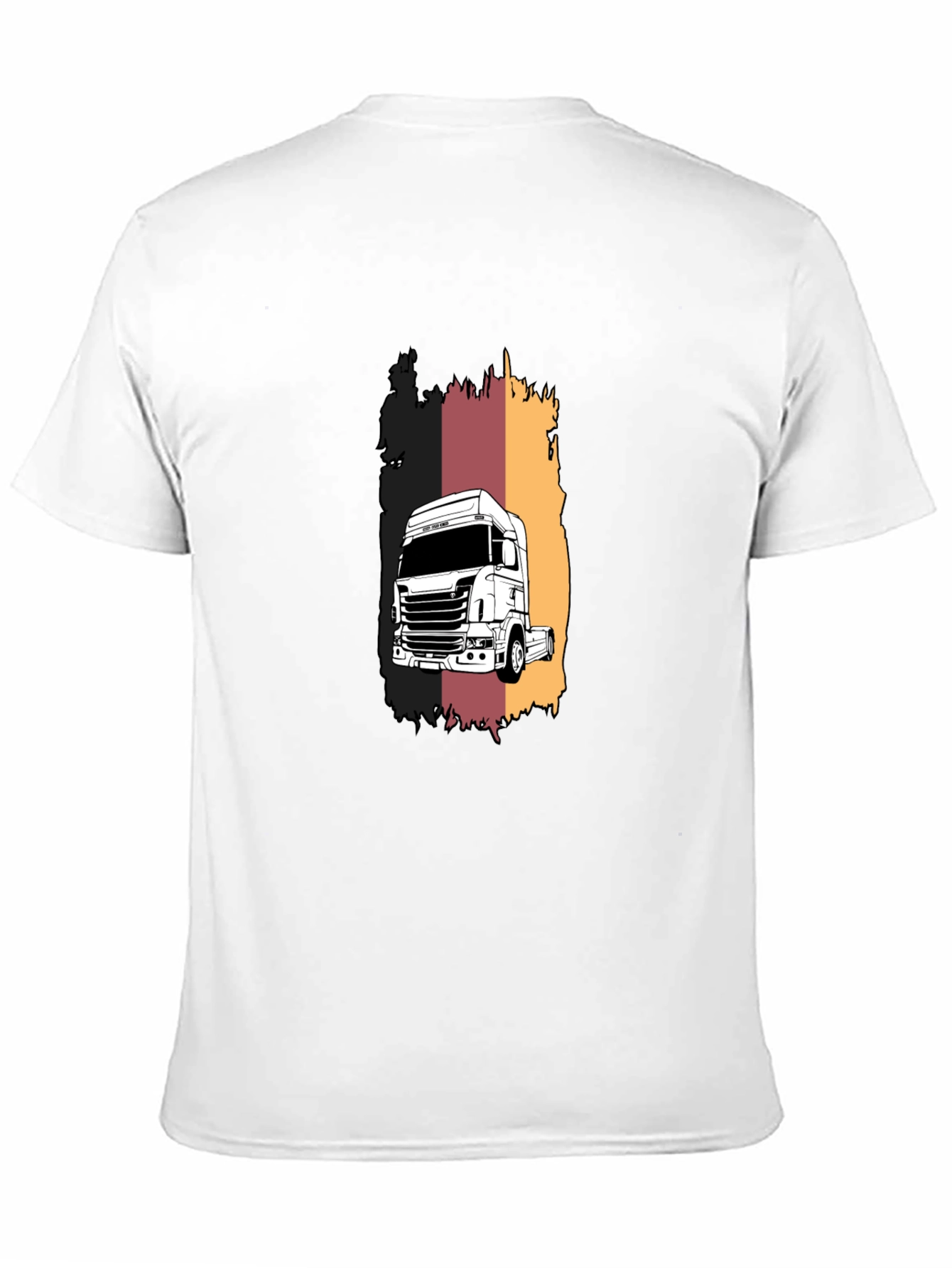 Truck Graphic Tee - Black Short Sleeve