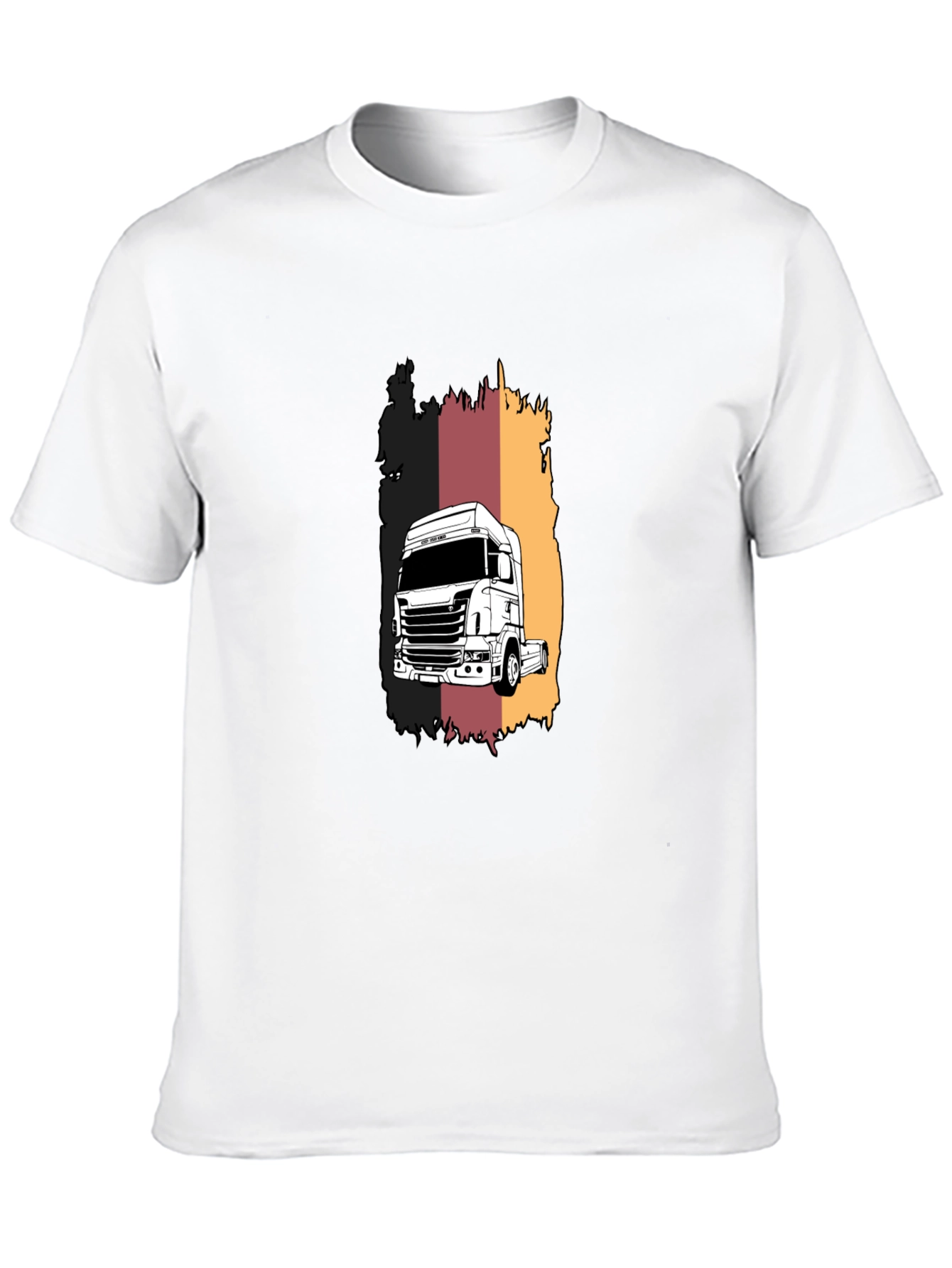 Truck Graphic Tee - Black Short Sleeve
