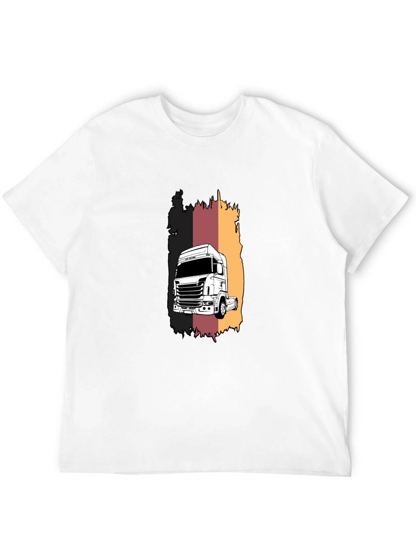 Truck Graphic Tee - Black Short Sleeve