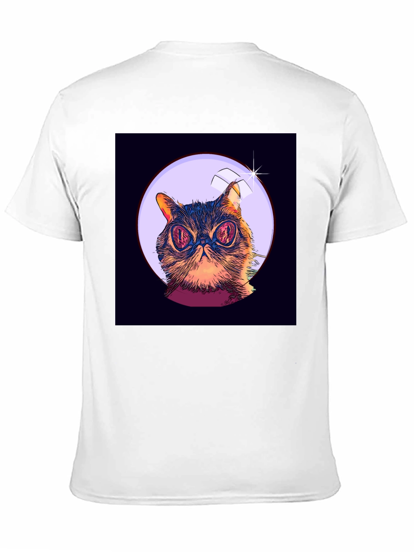 Cat Astronaut Graphic T-Shirt