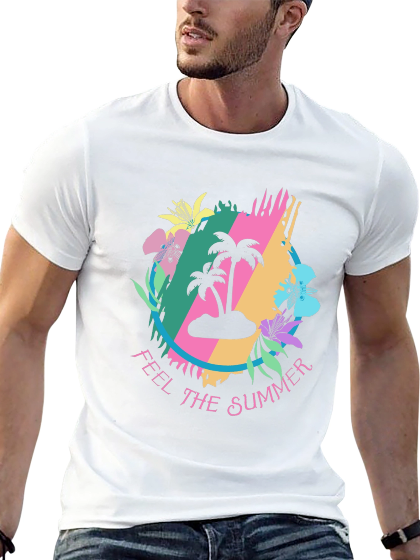 Feel The Summer Graphic T-Shirt