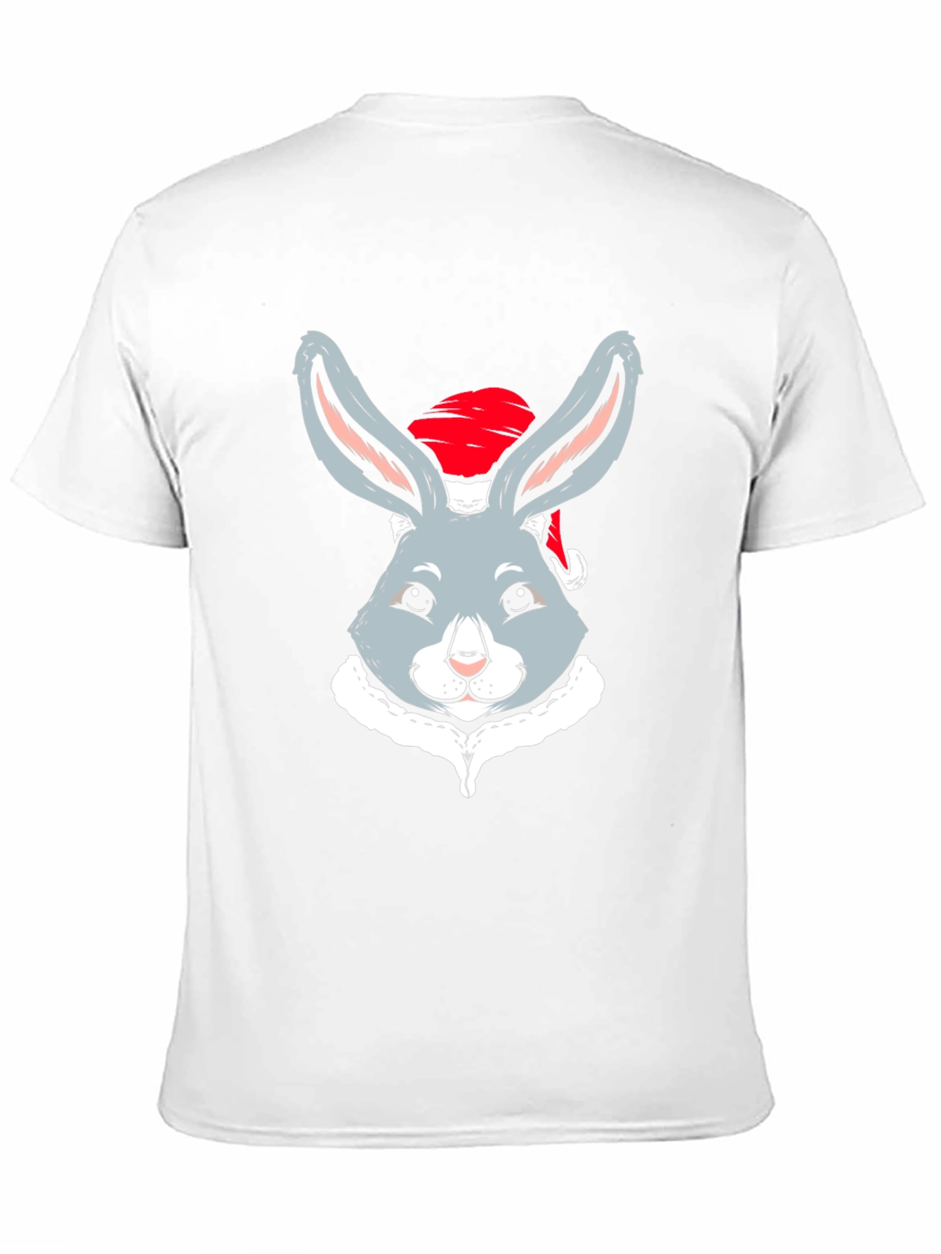 Festive Rabbit Tee: Cute Holiday Style