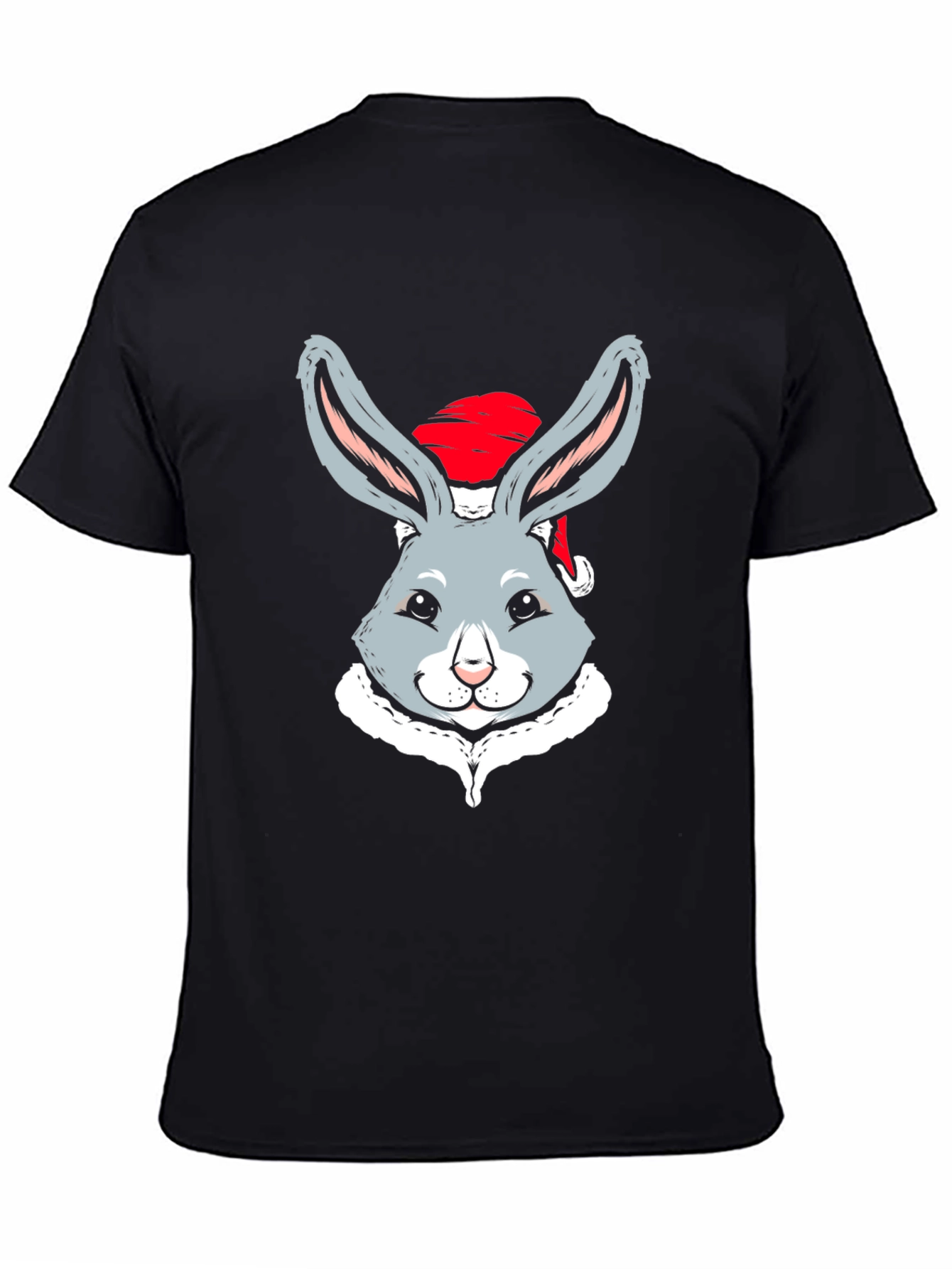 Festive Rabbit Tee: Cute Holiday Style