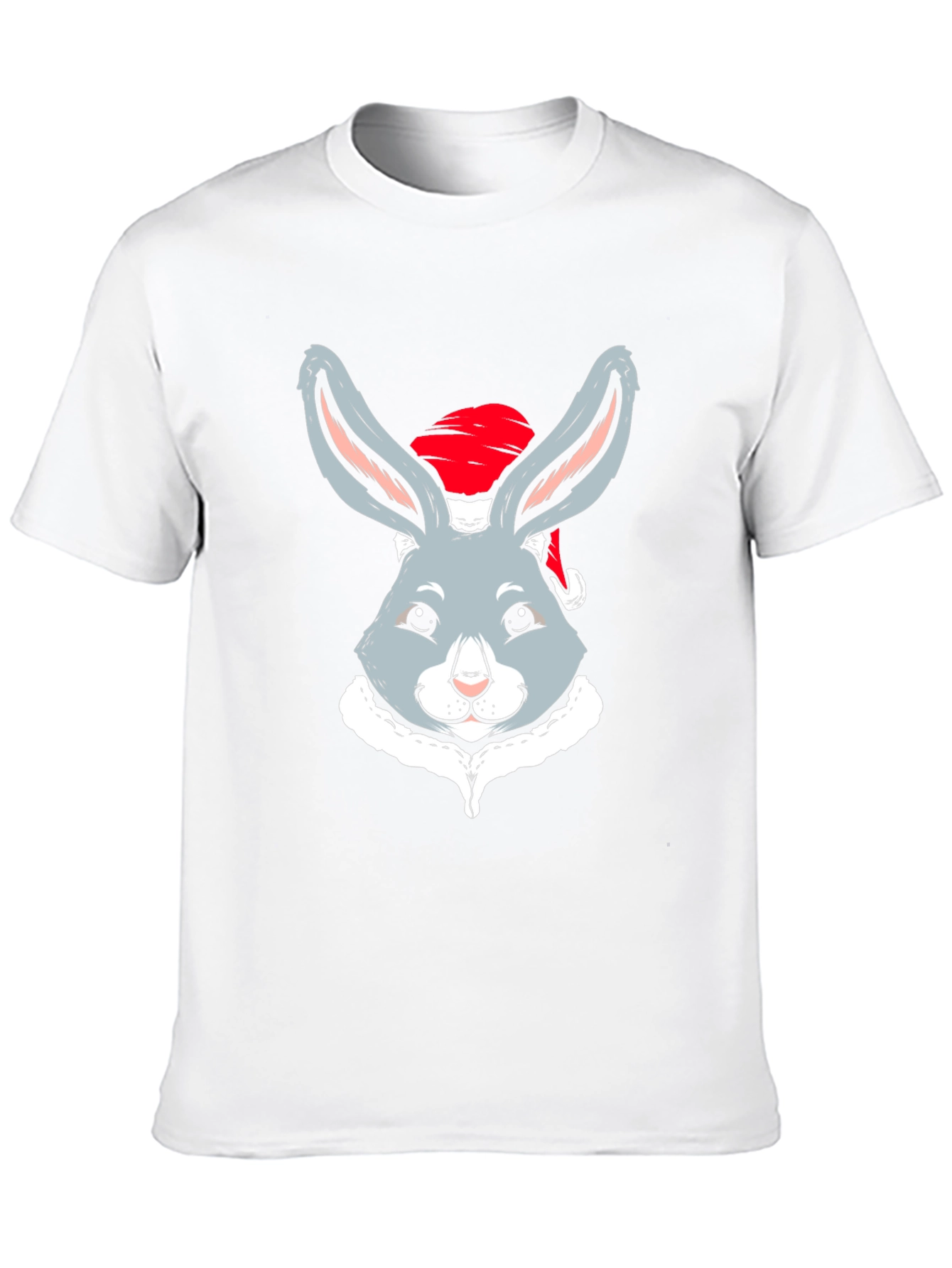 Festive Rabbit Tee: Cute Holiday Style