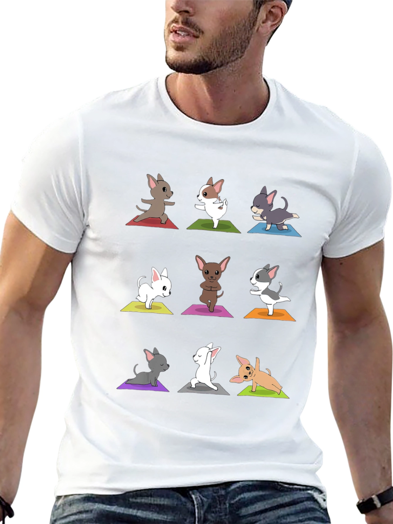 Yoga Chihuahua T-Shirt - Funny Dog Lover Tee