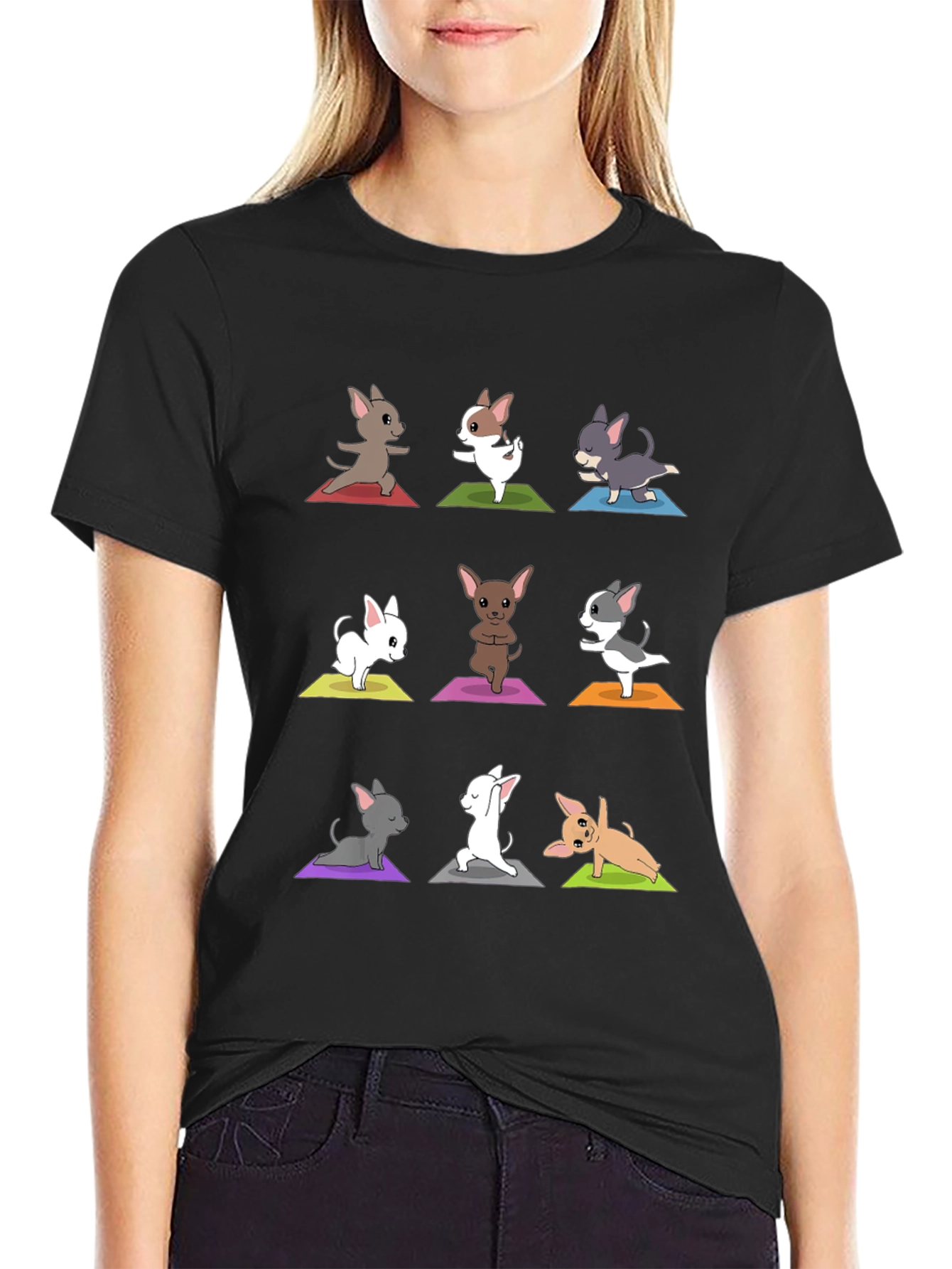 Yoga Chihuahua T-Shirt - Funny Dog Lover Tee