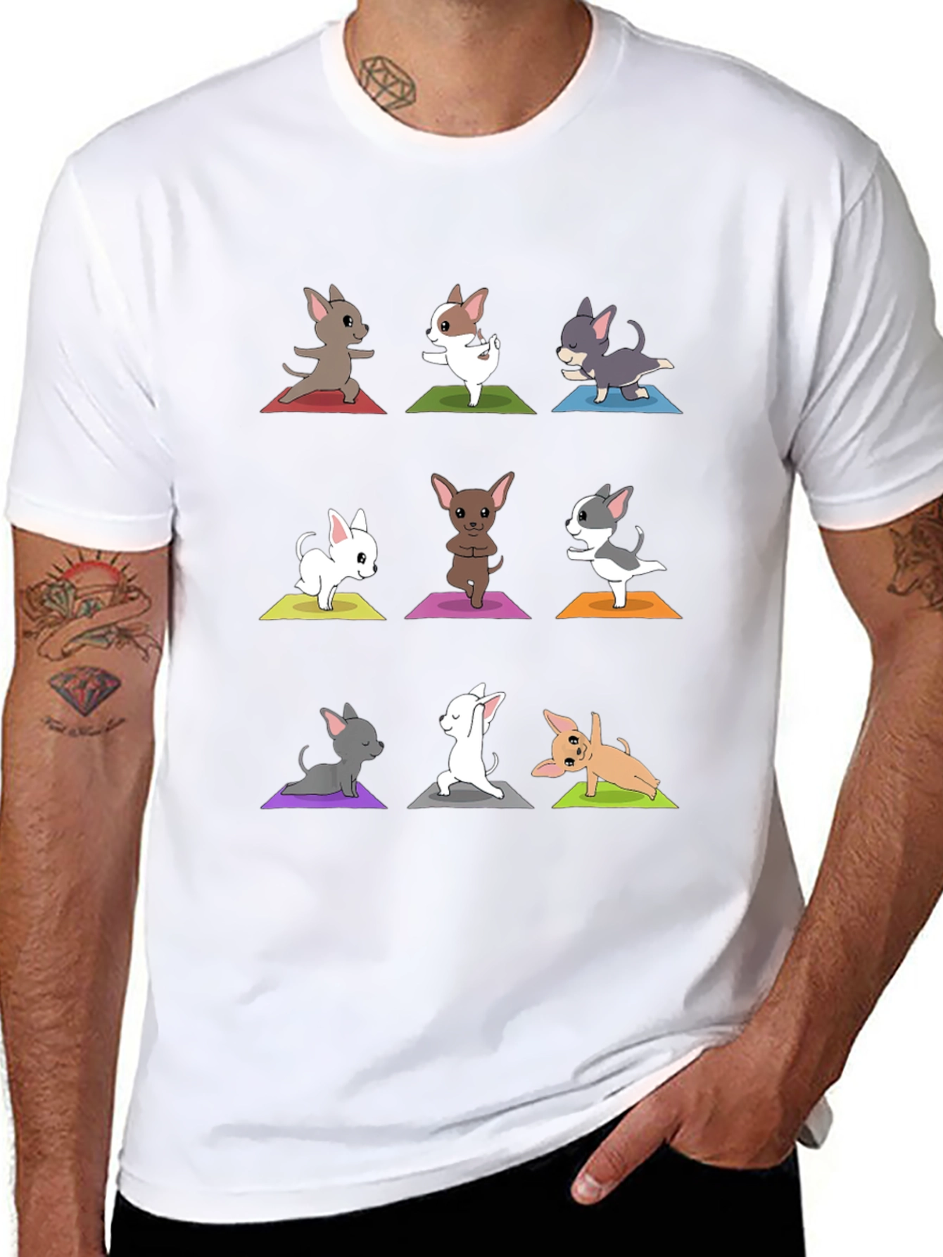 Yoga Chihuahua T-Shirt - Funny Dog Lover Tee