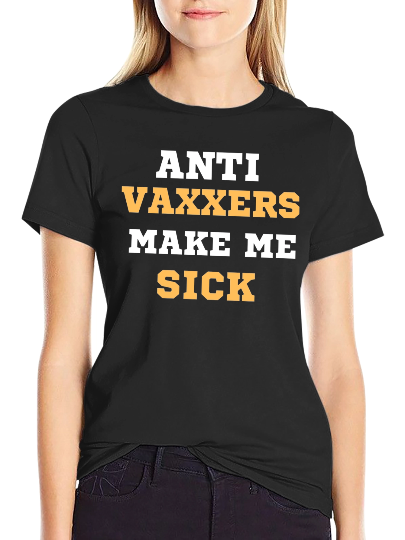 Anti Vaxxers Make Me Sick Graphic Tee