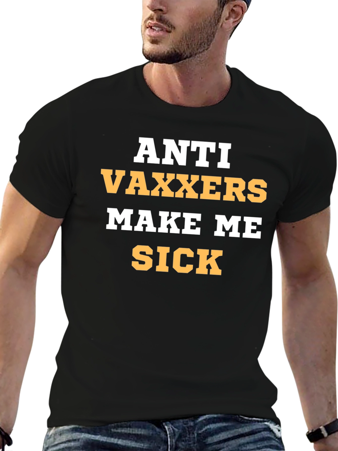 Anti Vaxxers Make Me Sick Graphic Tee