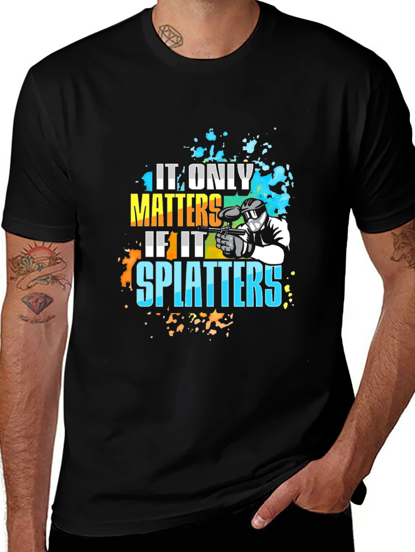 Paintball Splatter Tee - It Only Matters T-Shirt