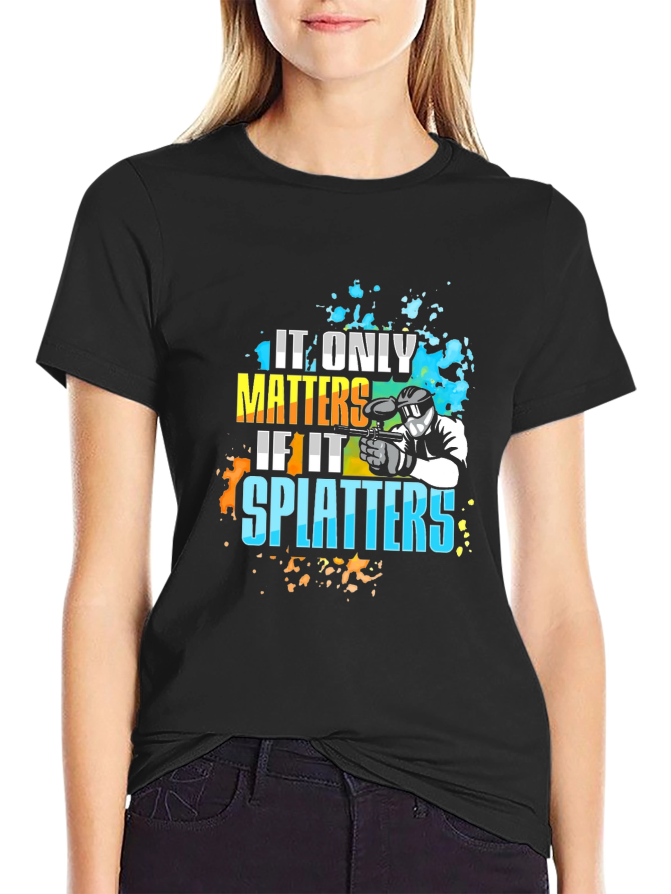 Paintball Splatter Tee - It Only Matters T-Shirt