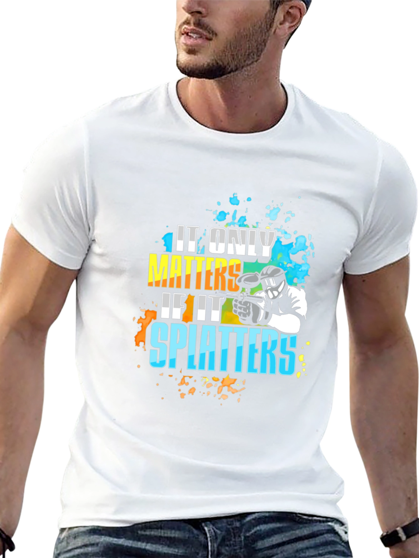 Paintball Splatter Tee - It Only Matters T-Shirt