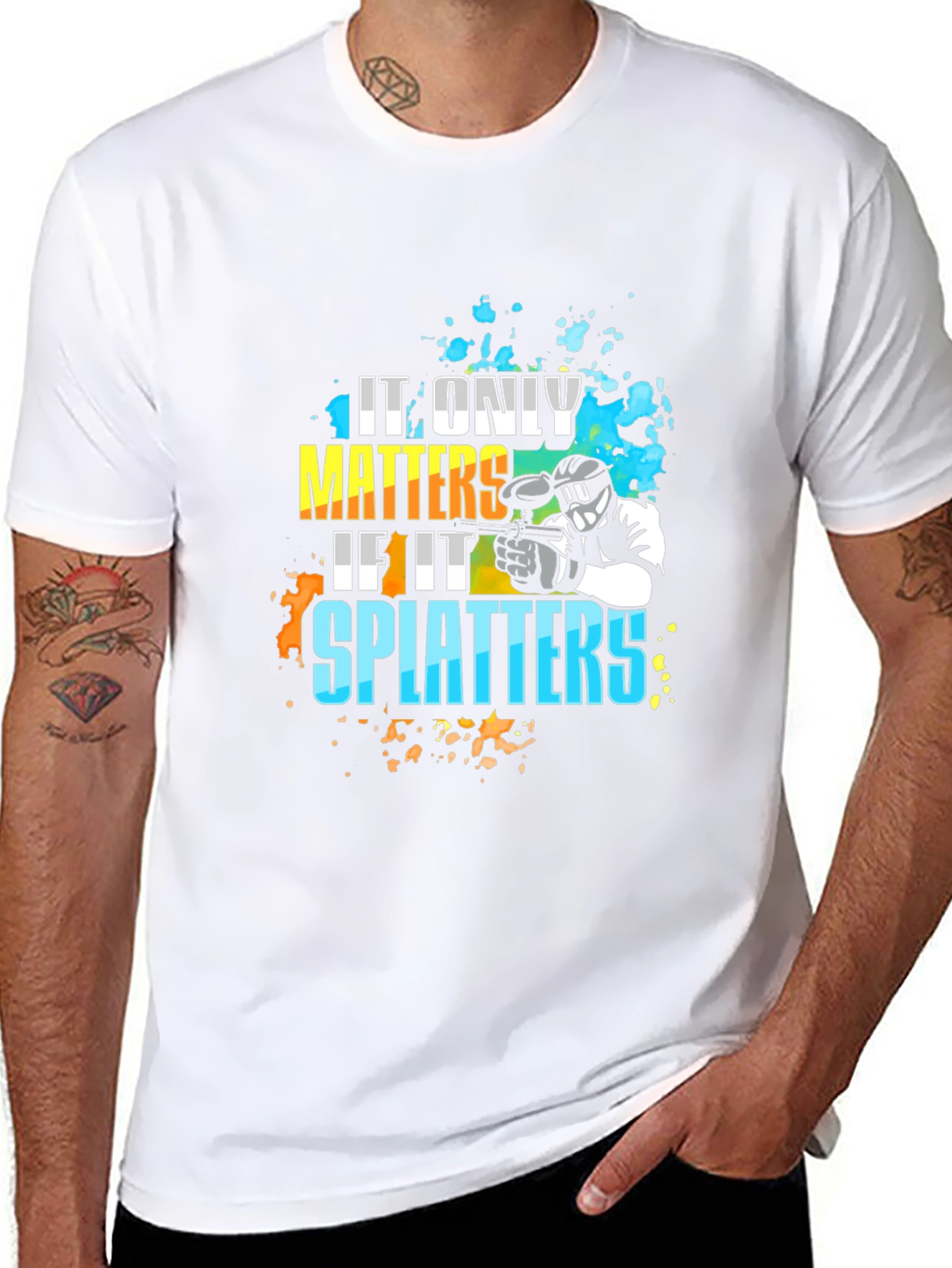 Paintball Splatter Tee - It Only Matters T-Shirt