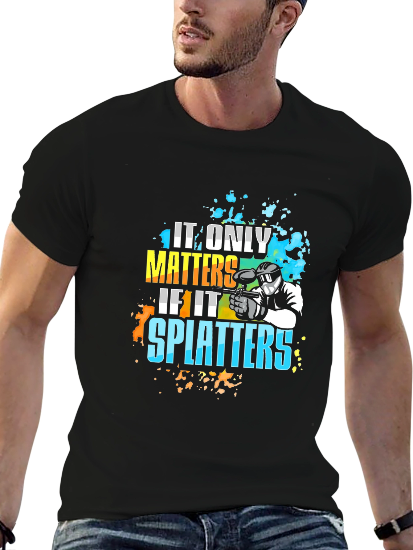 Paintball Splatter Tee - It Only Matters T-Shirt