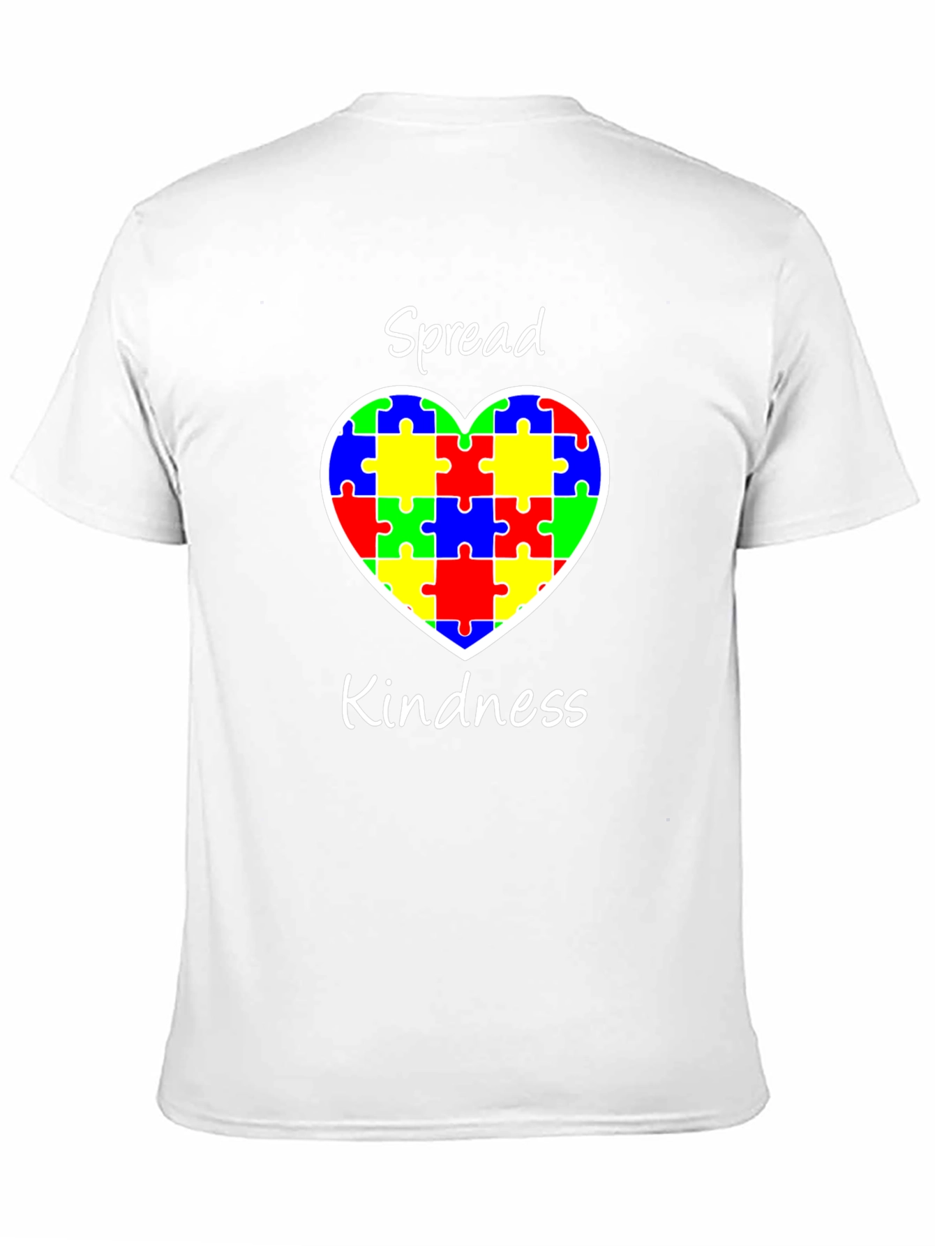 Spread Kindness Puzzle Heart Tee