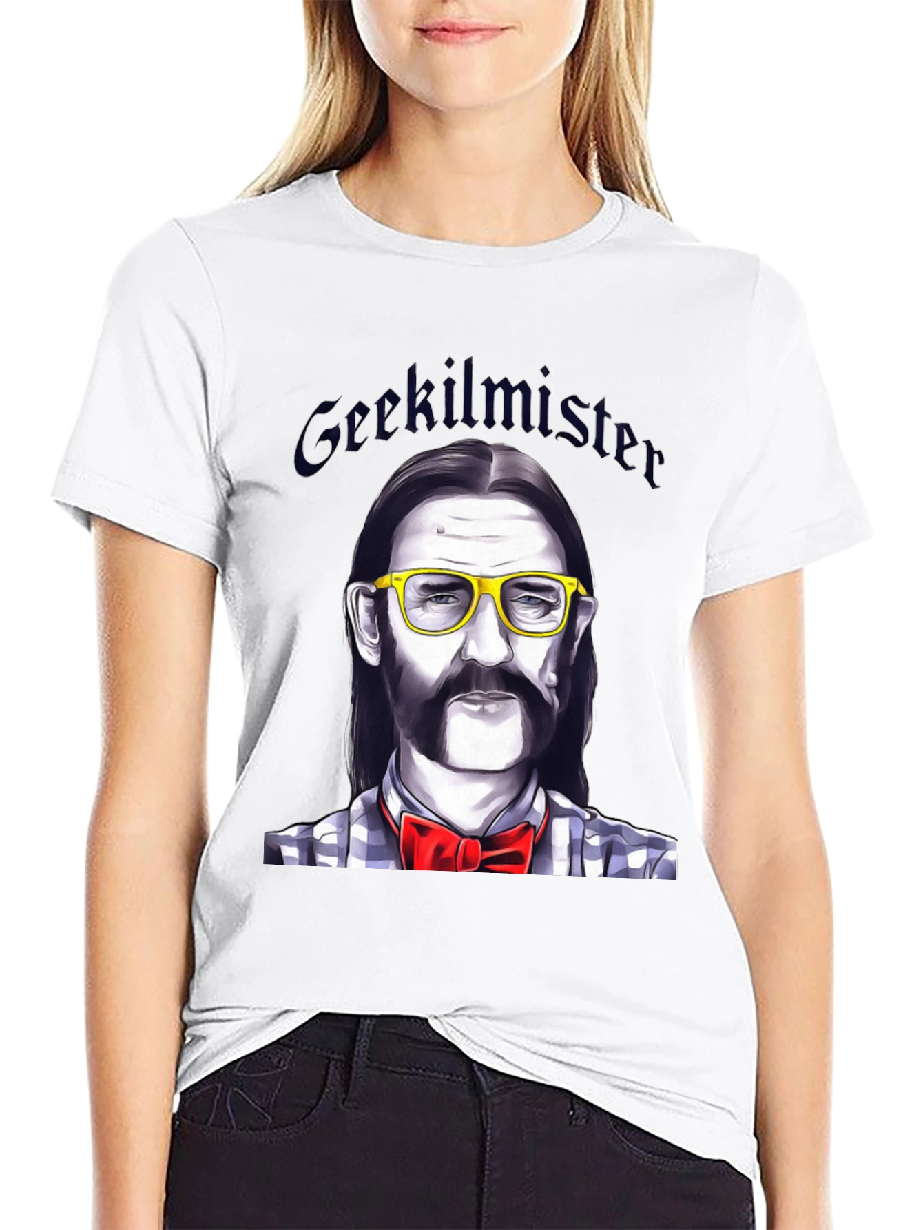 Geekilminster T-Shirt: Nerdy Lemmy Tribute Tee