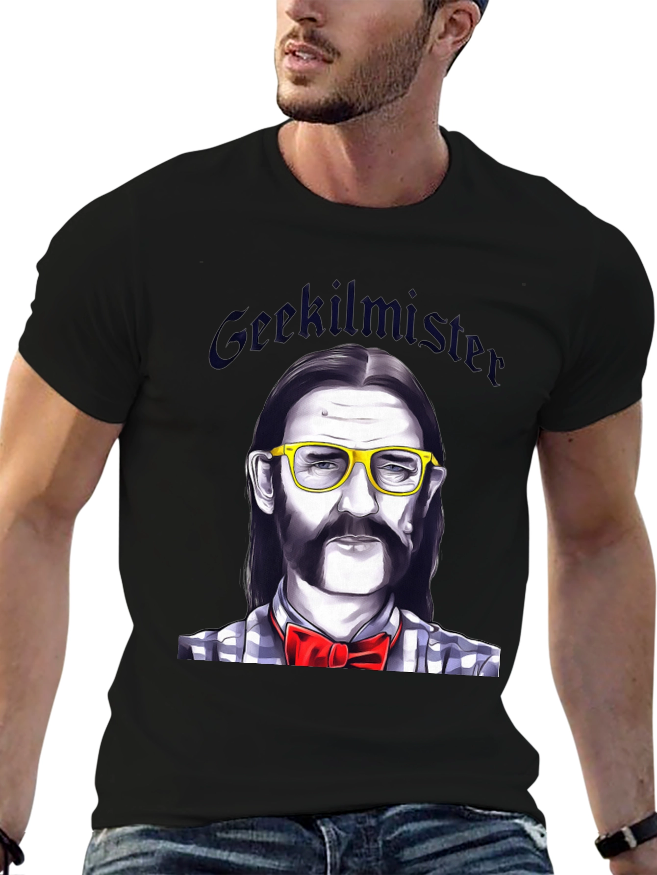 Geekilminster T-Shirt: Nerdy Lemmy Tribute Tee