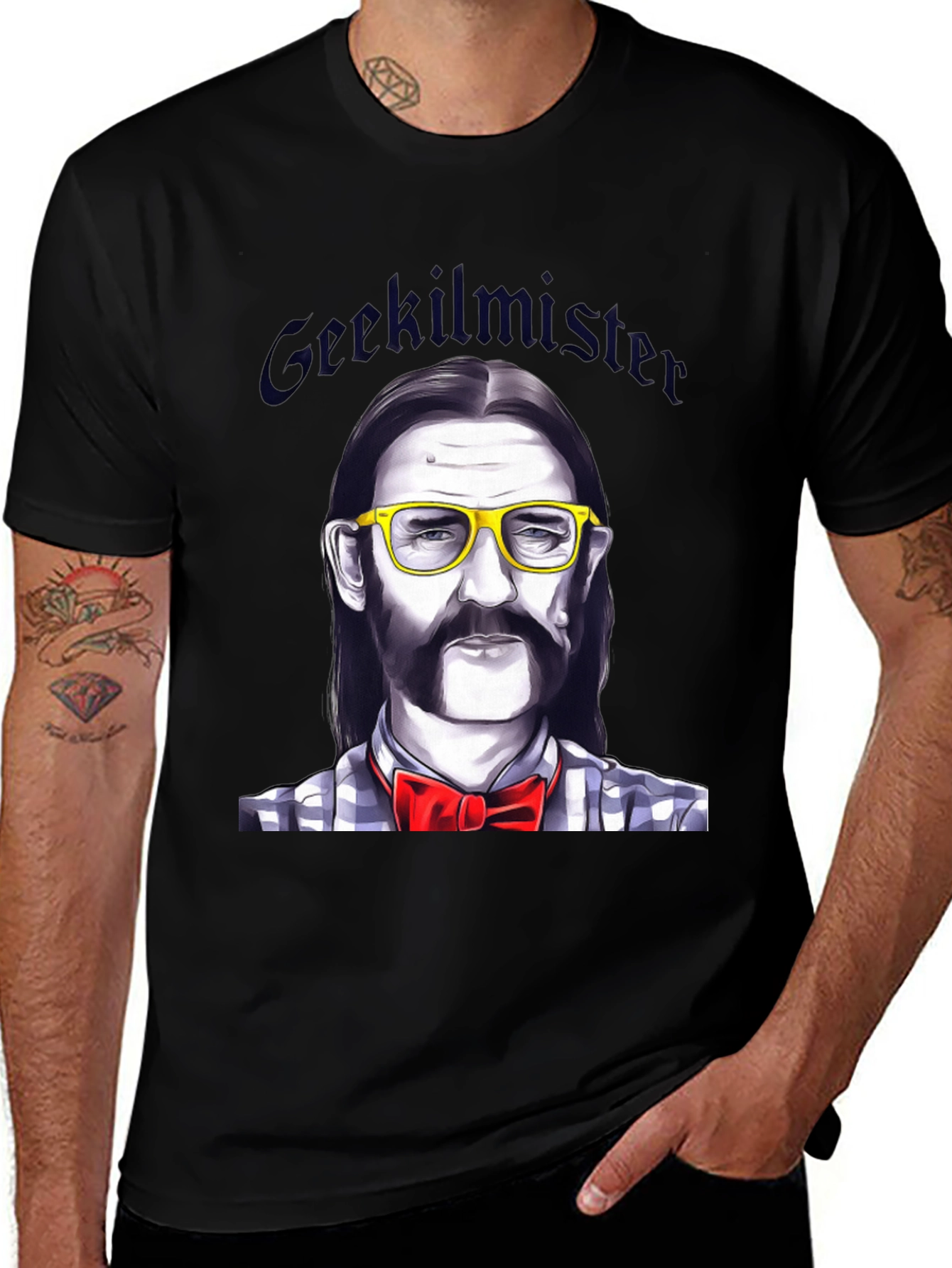 Geekilminster T-Shirt: Nerdy Lemmy Tribute Tee