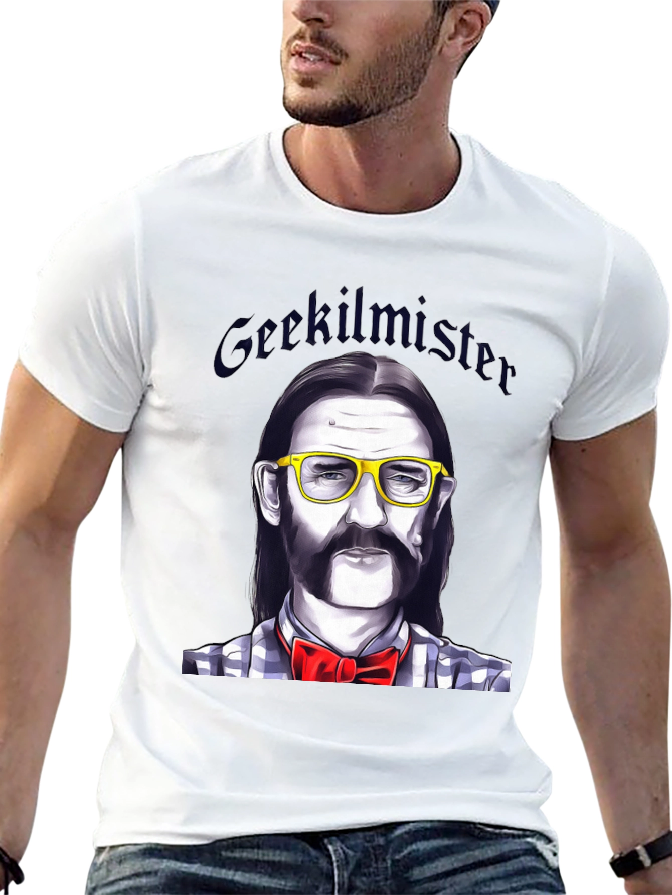 Geekilminster T-Shirt: Nerdy Lemmy Tribute Tee
