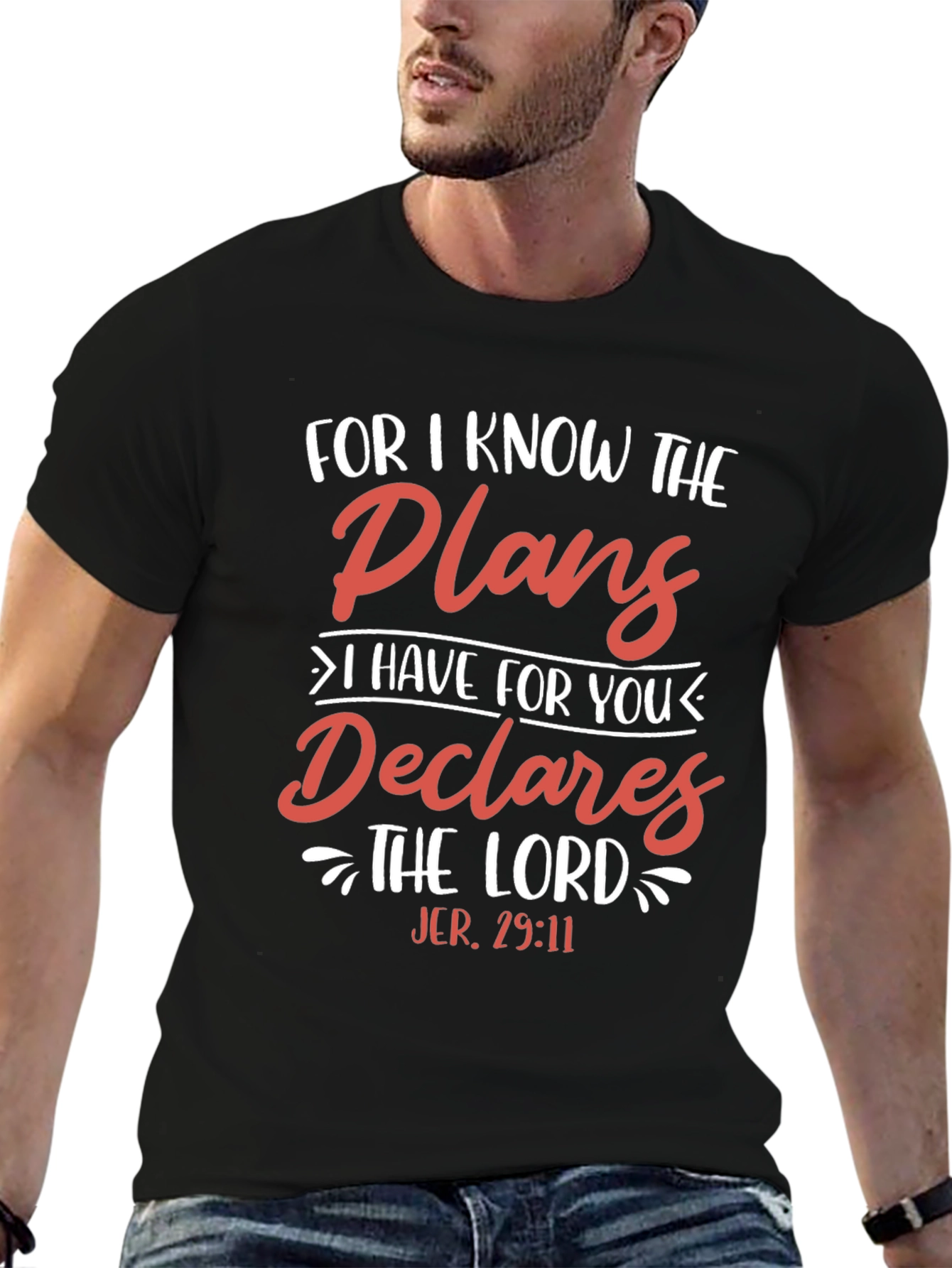 Religious T-Shirt - Jer. 29:11 - Christian Gift