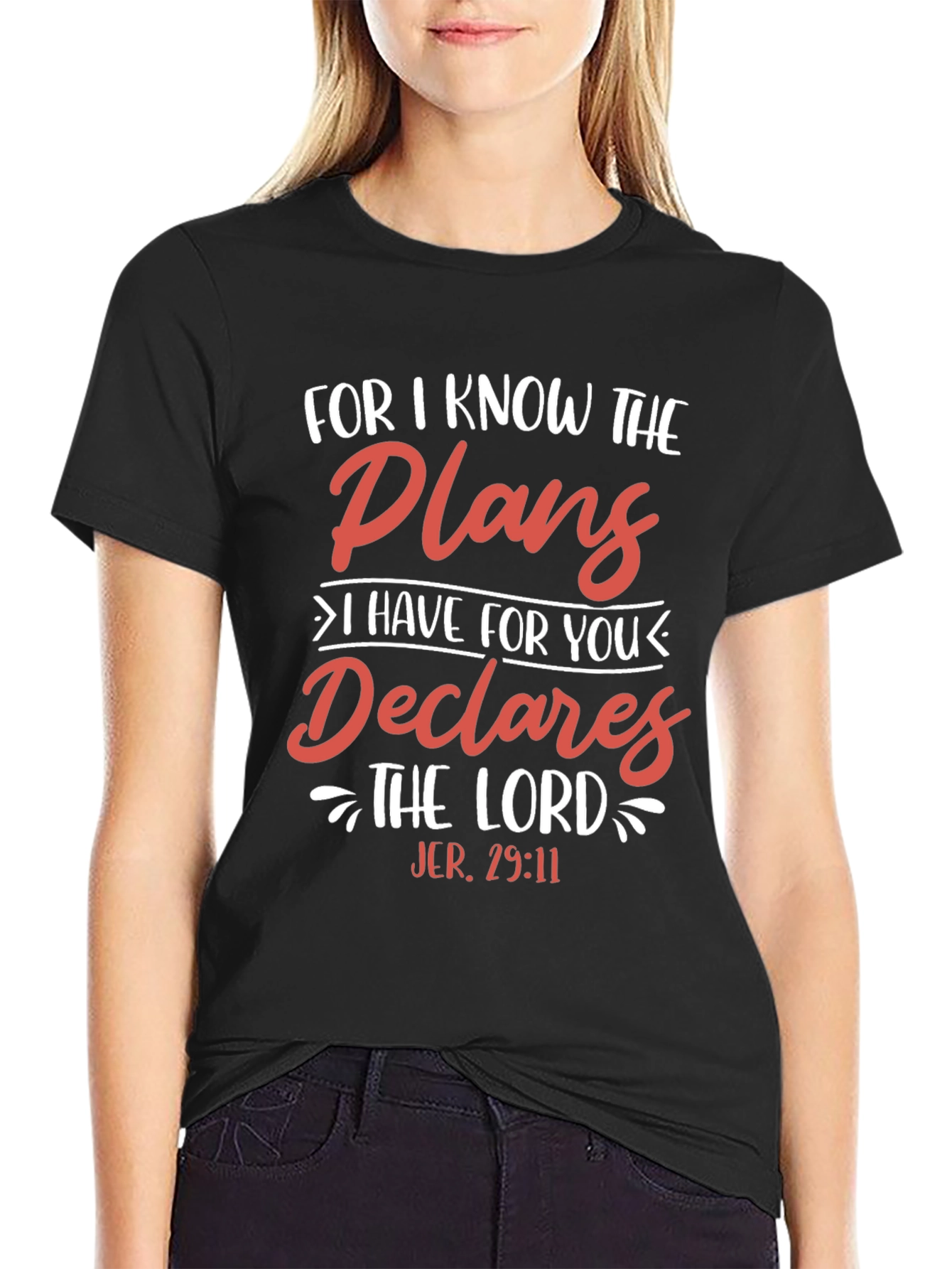 Religious T-Shirt - Jer. 29:11 - Christian Gift