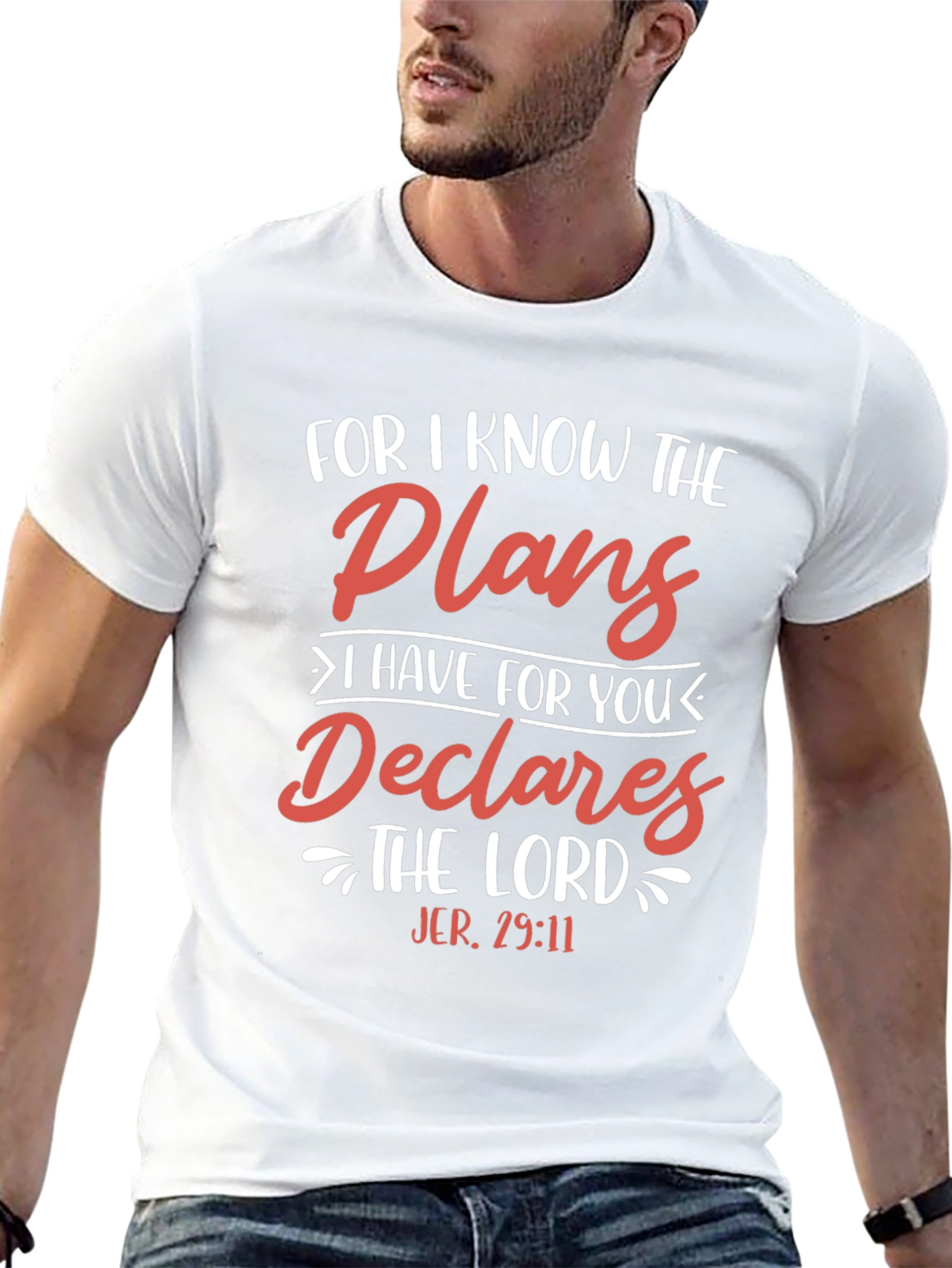 Religious T-Shirt - Jer. 29:11 - Christian Gift