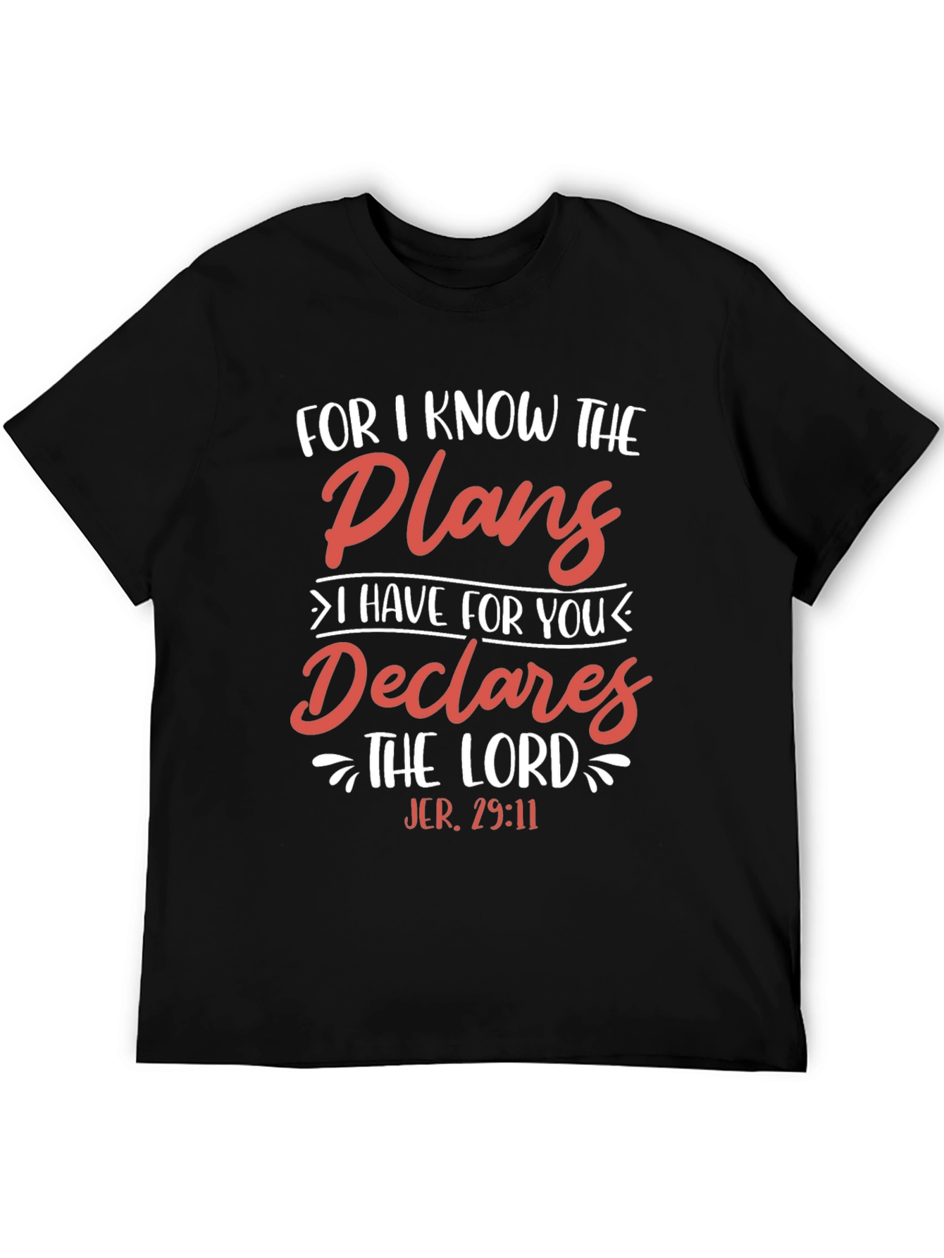 Religious T-Shirt - Jer. 29:11 - Christian Gift
