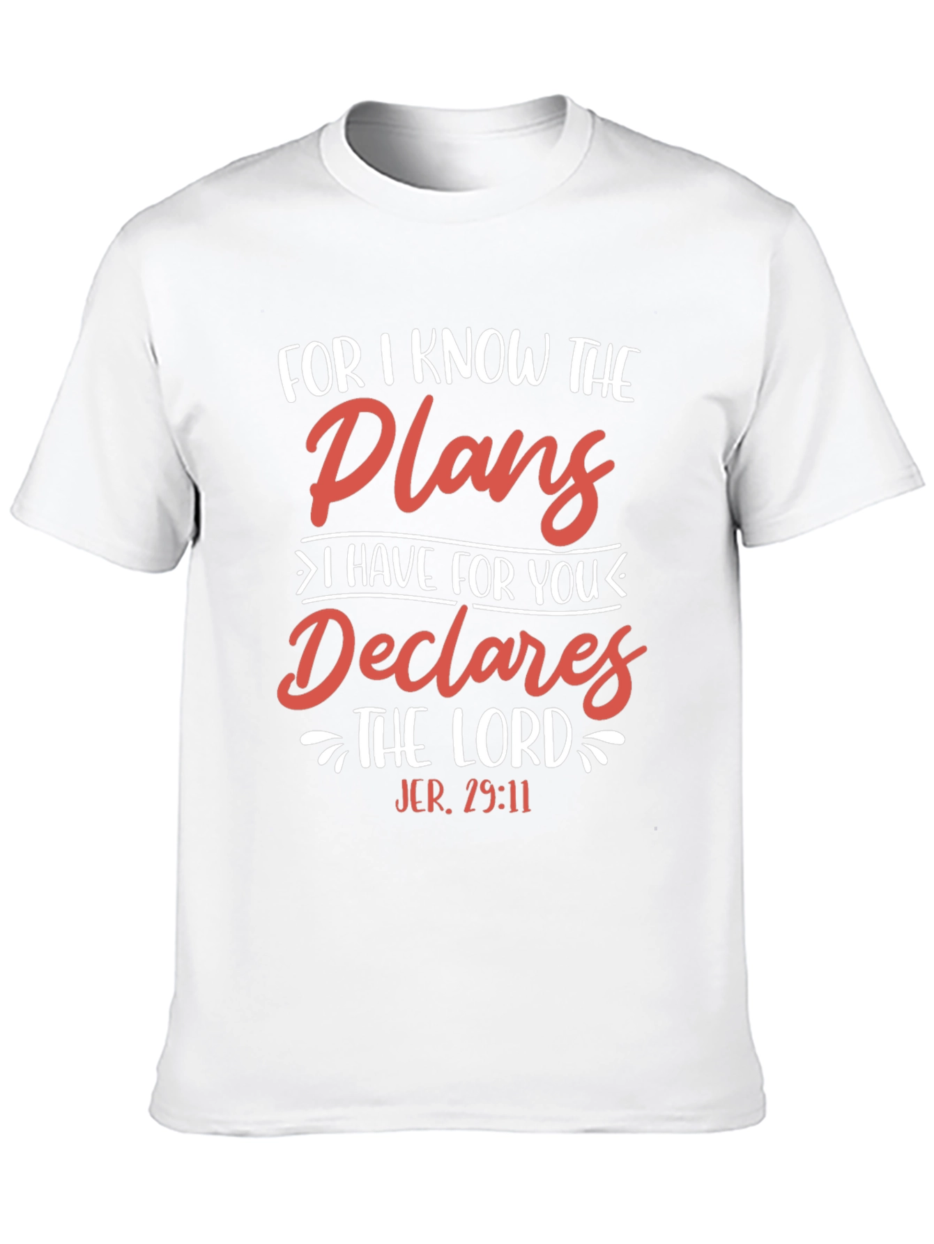 Religious T-Shirt - Jer. 29:11 - Christian Gift