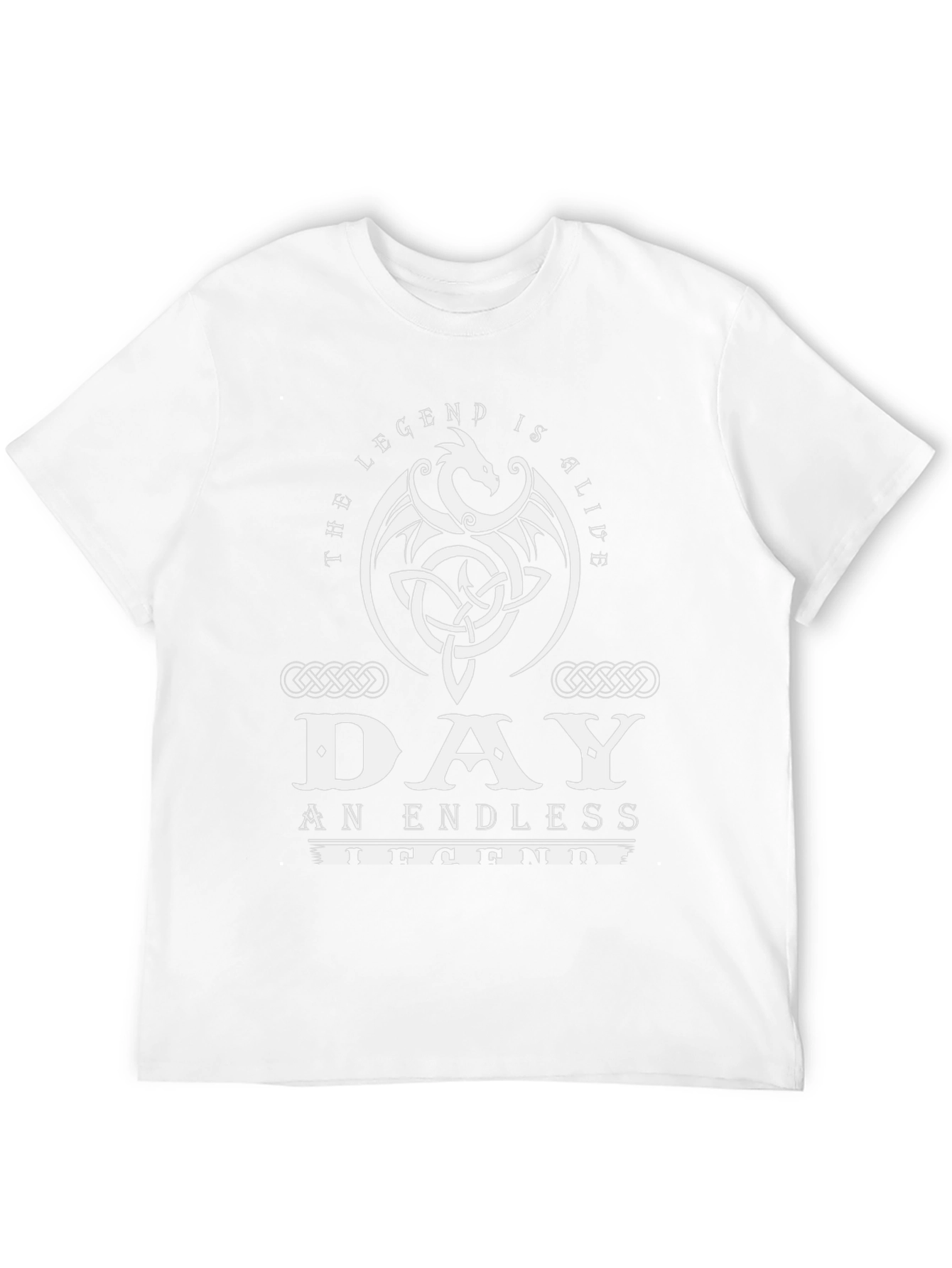 Legend Is Alive Dragon Graphic T-Shirt