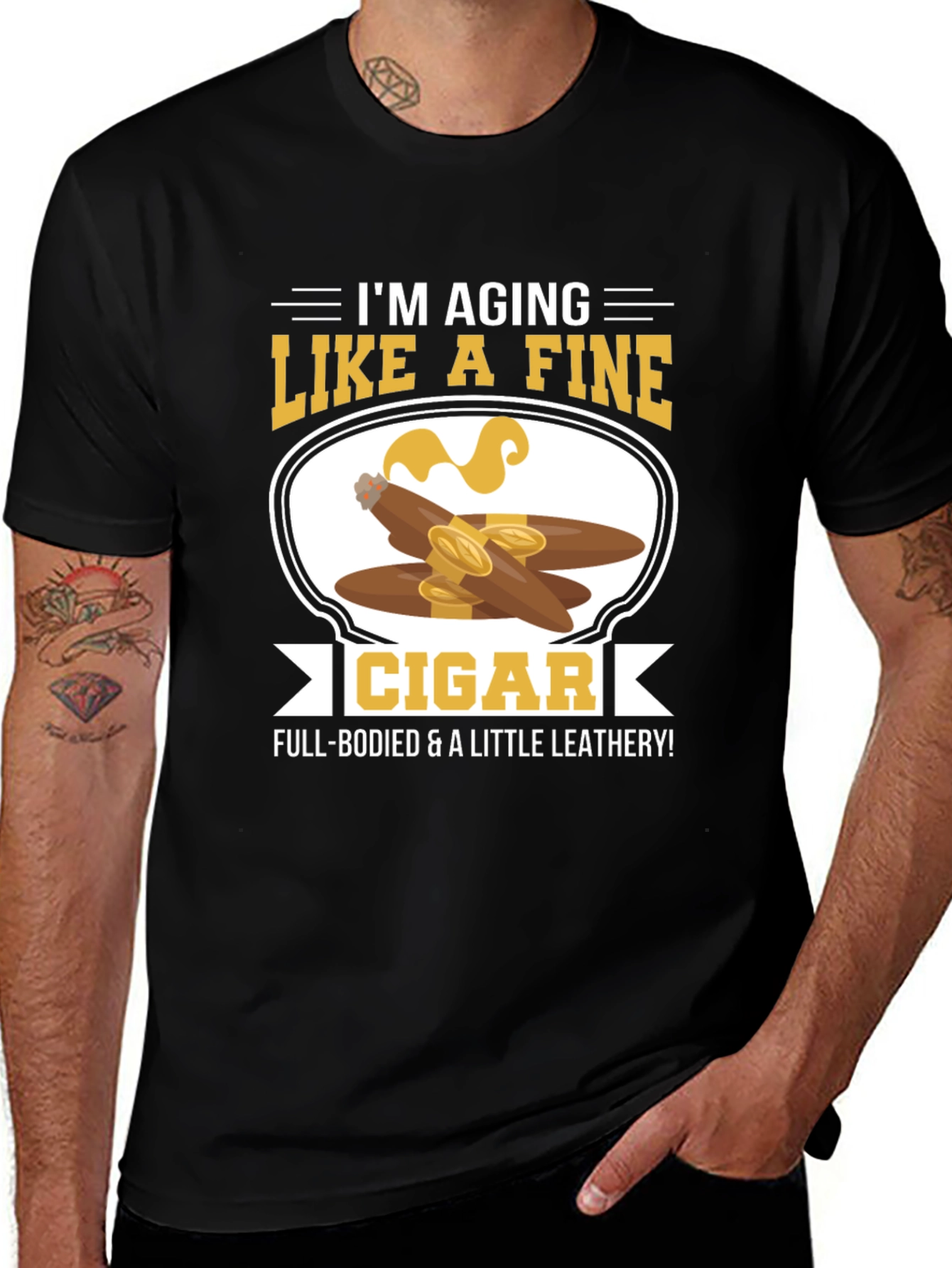 Aging Like a Fine Cigar Graphic Tee