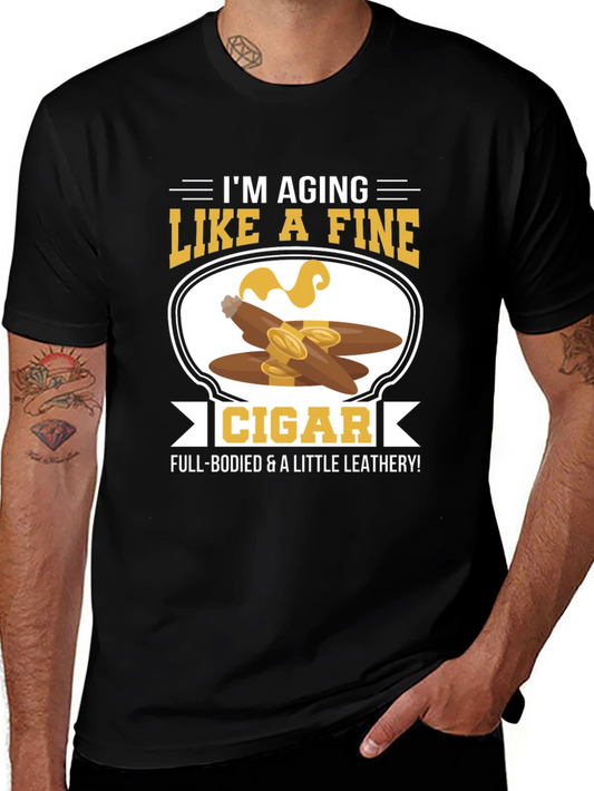 Aging Like a Fine Cigar Graphic Tee