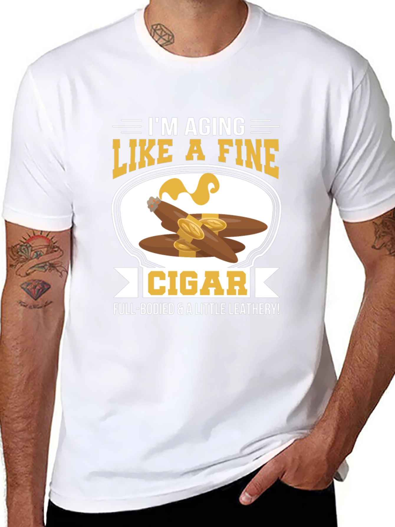 Aging Like a Fine Cigar Graphic Tee