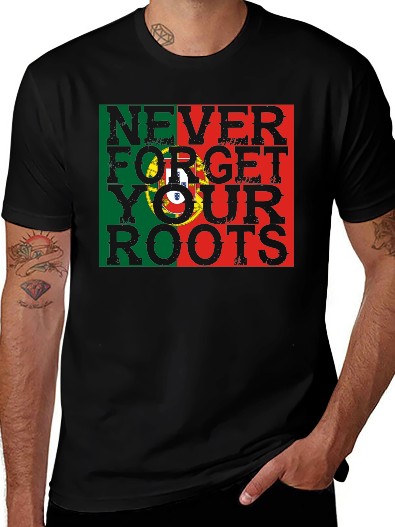 Portugal Roots T-Shirt - Never Forget