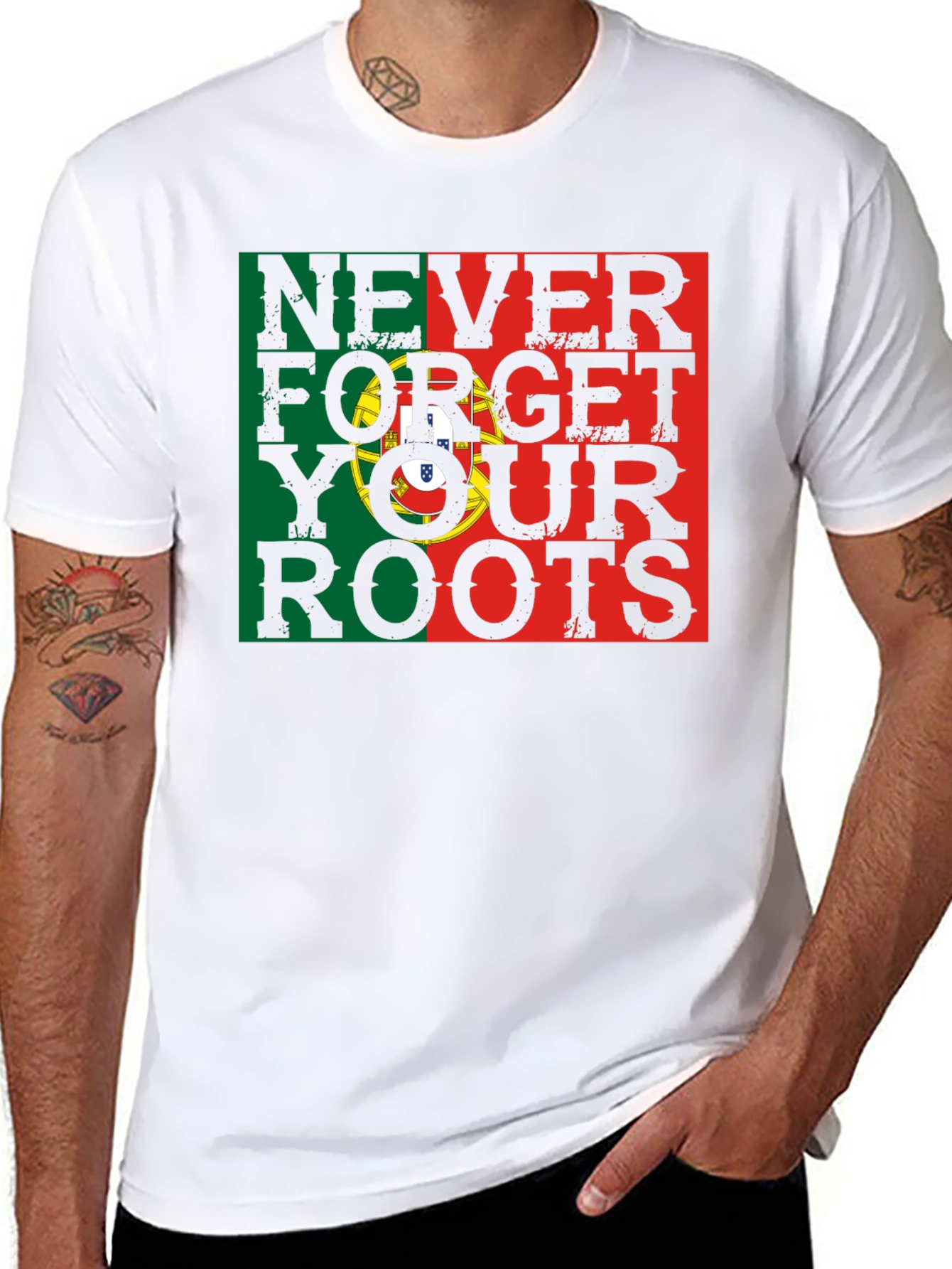 Portugal Roots T-Shirt - Never Forget