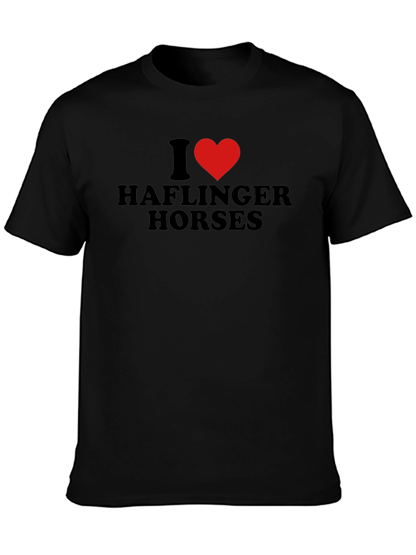 I Heart Haflinger Horses Graphic Tee