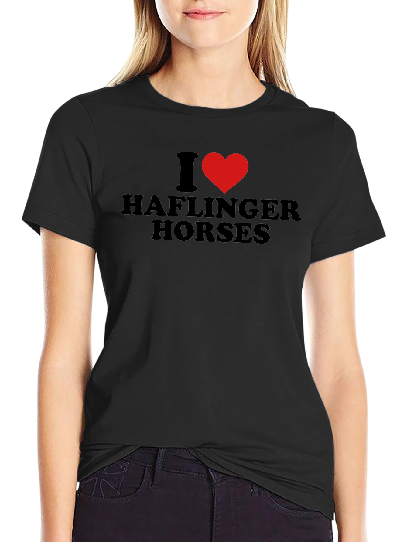 I Heart Haflinger Horses Graphic Tee