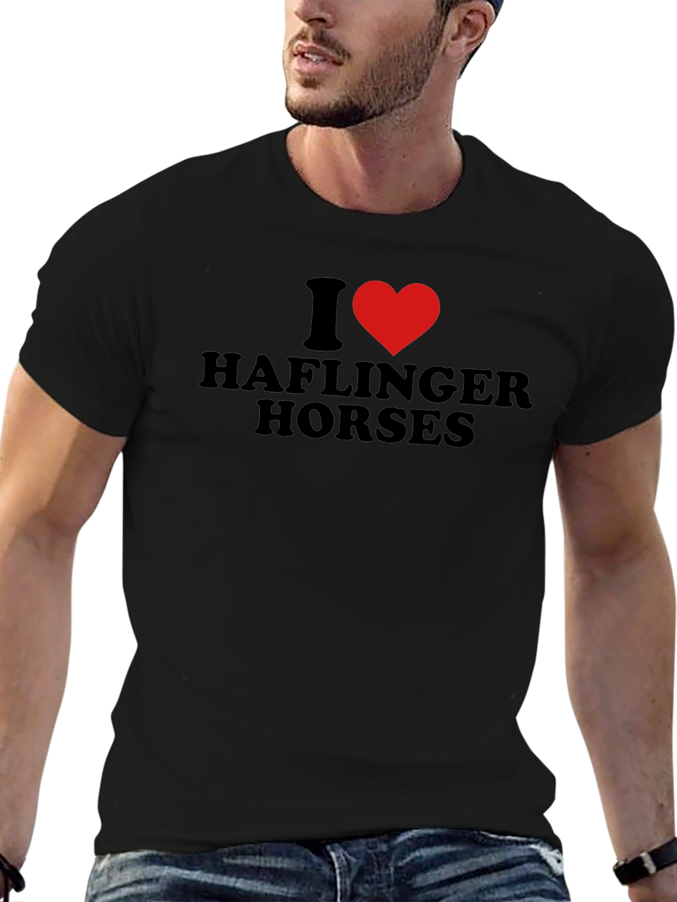 I Heart Haflinger Horses Graphic Tee