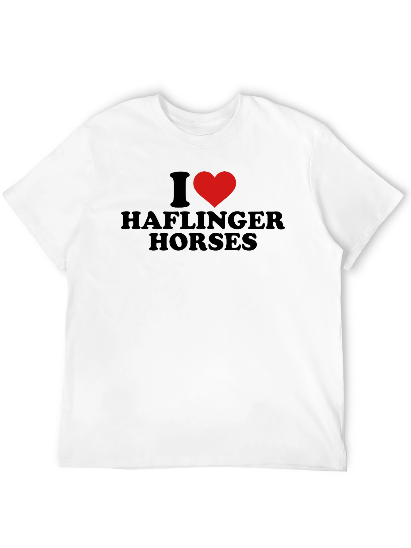 I Heart Haflinger Horses Graphic Tee