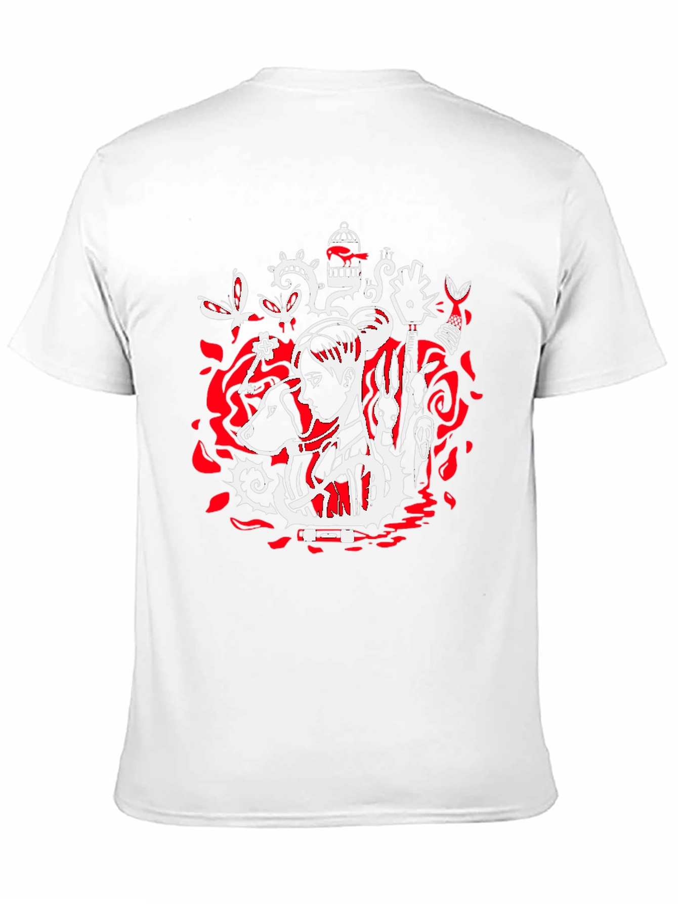 Artistic Graphic Tee - Black Unisex T-Shirt