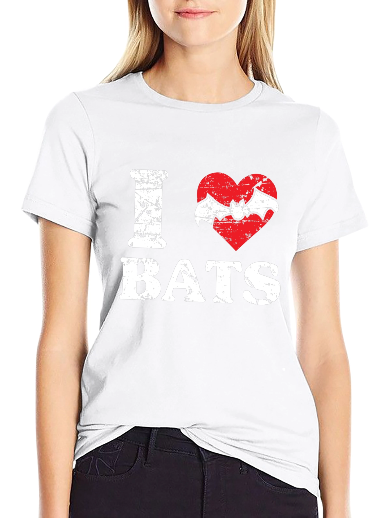I Heart Bats Graphic T-Shirt