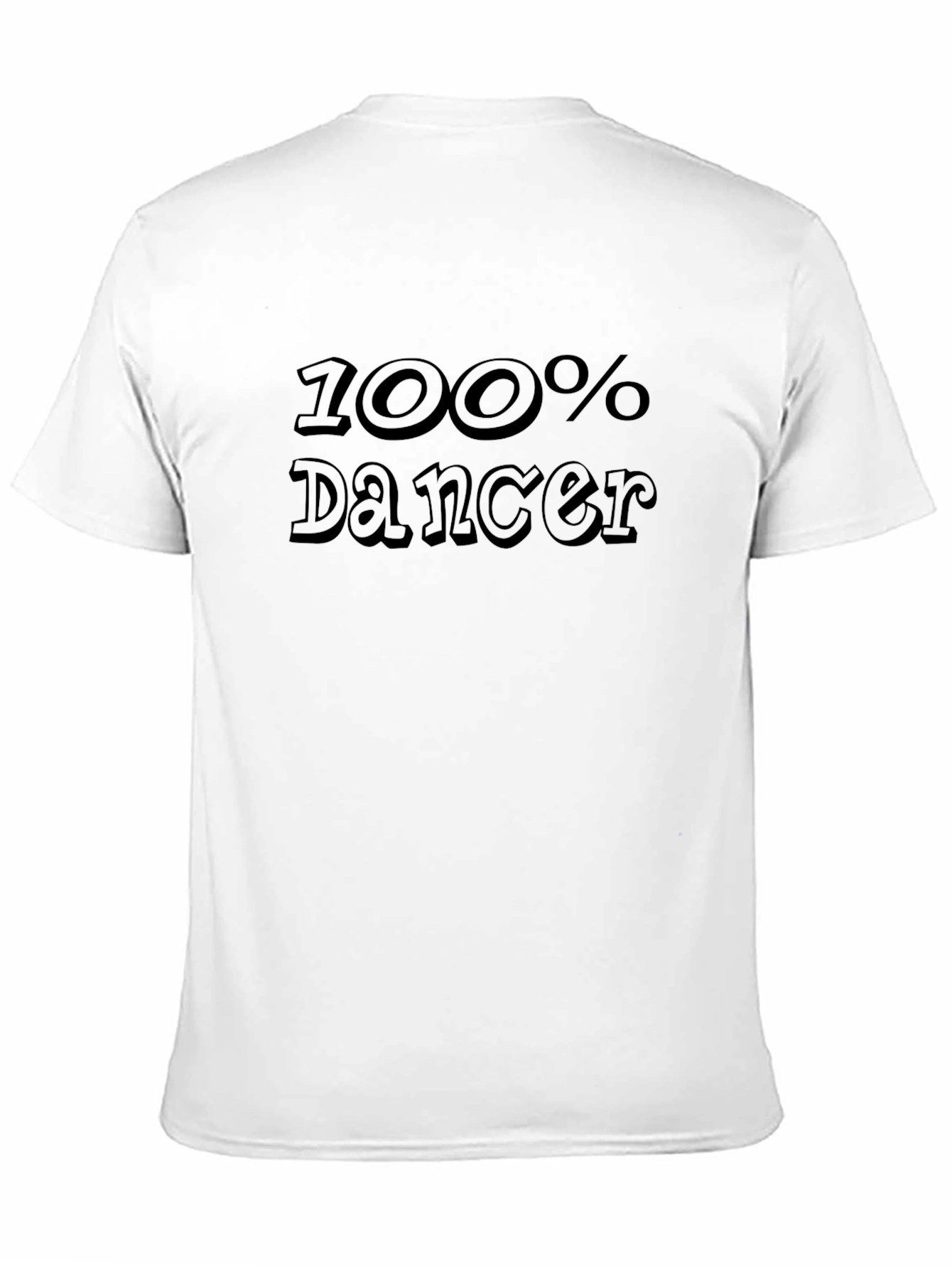 100% Dancer Black Graphic Tee