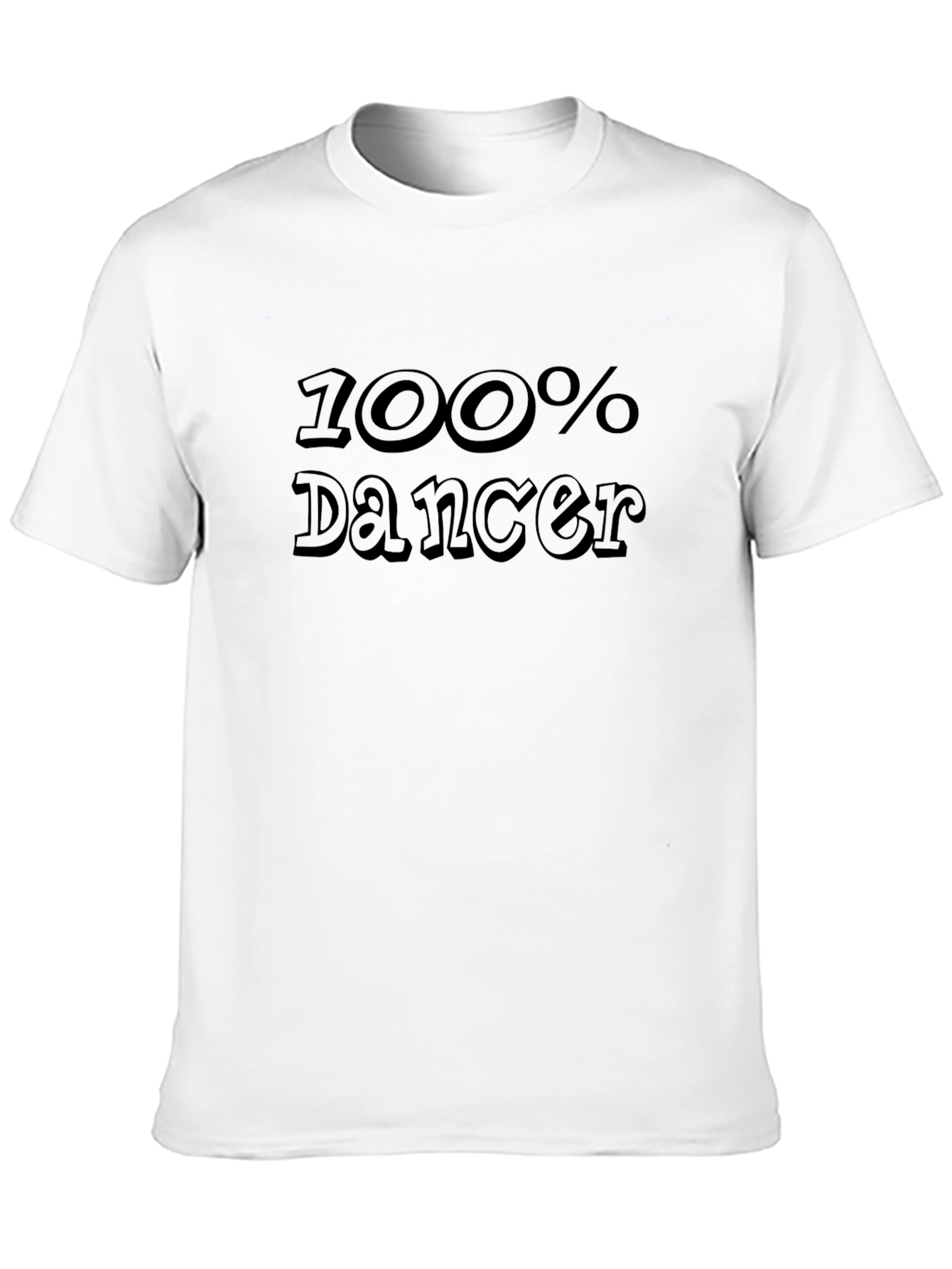 100% Dancer Black Graphic Tee