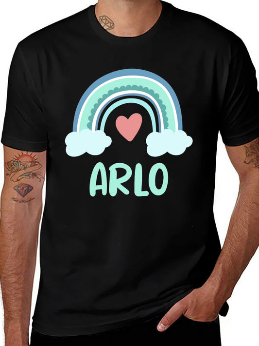 Arlo Rainbow Heart Graphic Tee