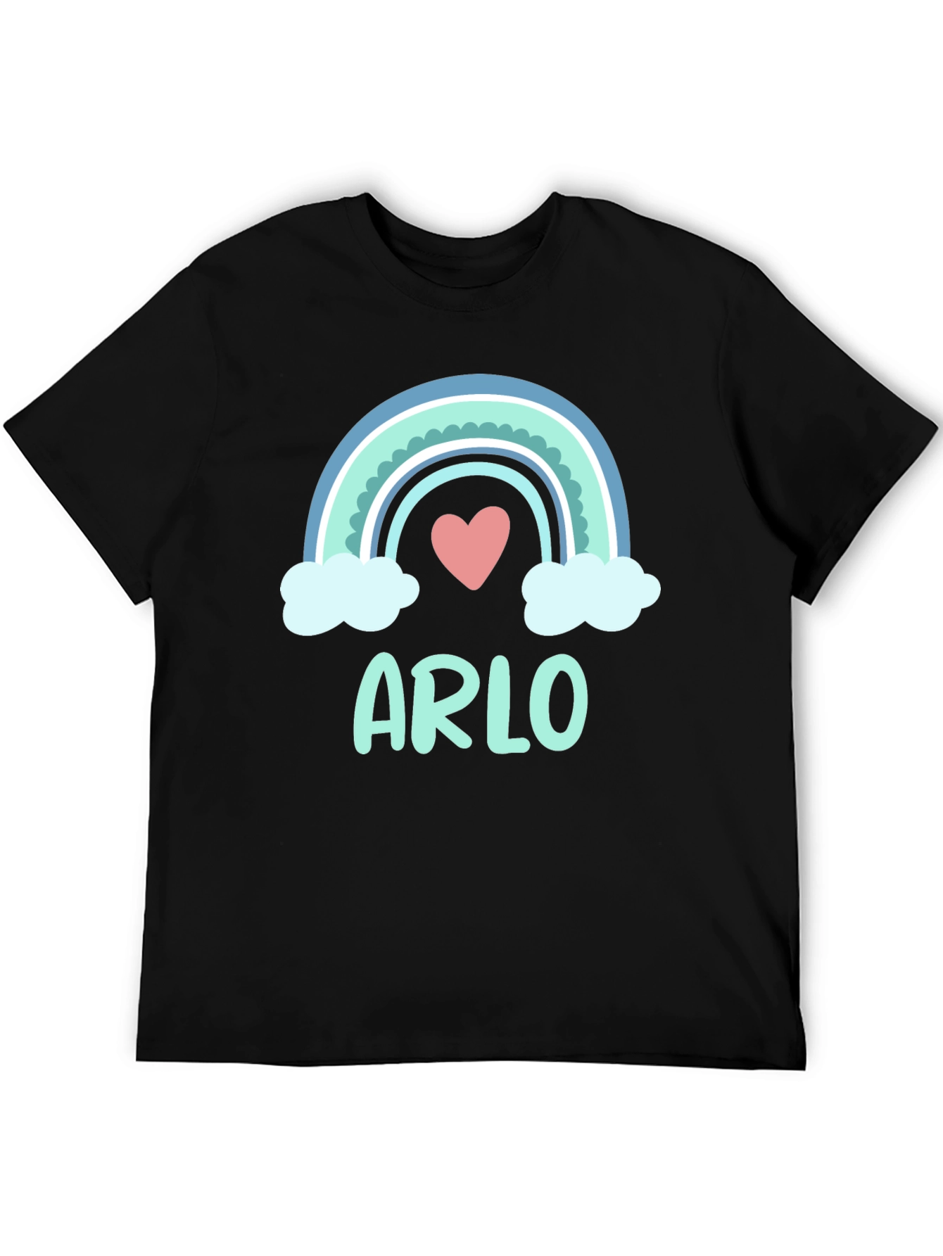 Arlo Rainbow Heart Graphic Tee