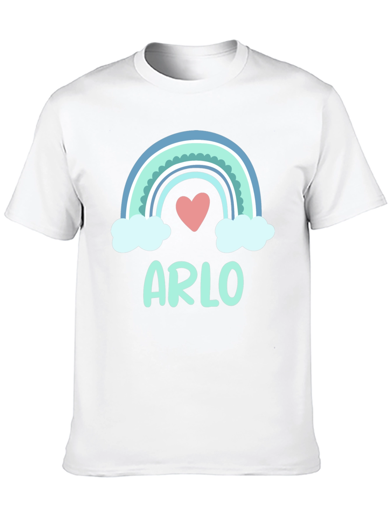 Arlo Rainbow Heart Graphic Tee