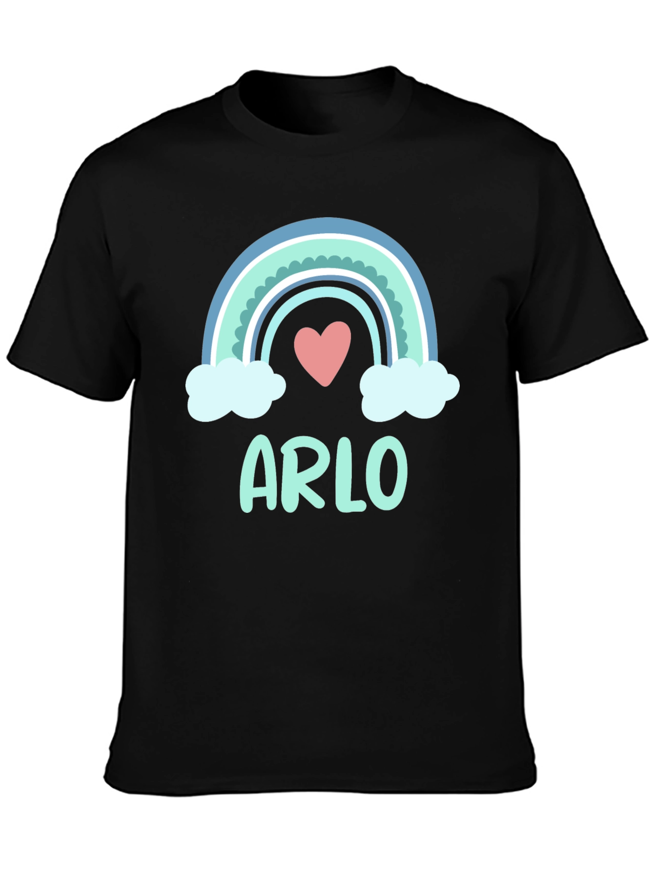 Arlo Rainbow Heart Graphic Tee