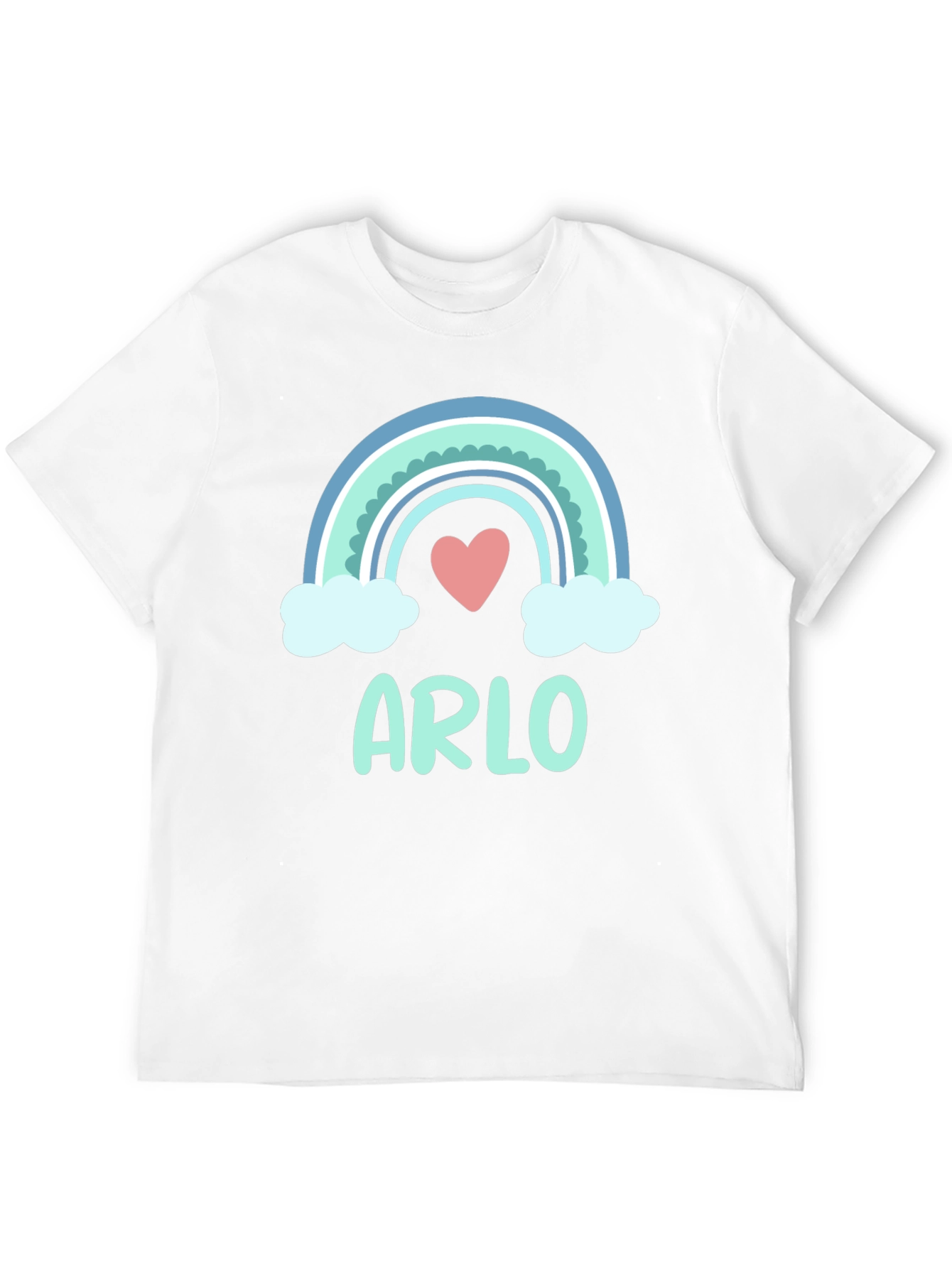 Arlo Rainbow Heart Graphic Tee