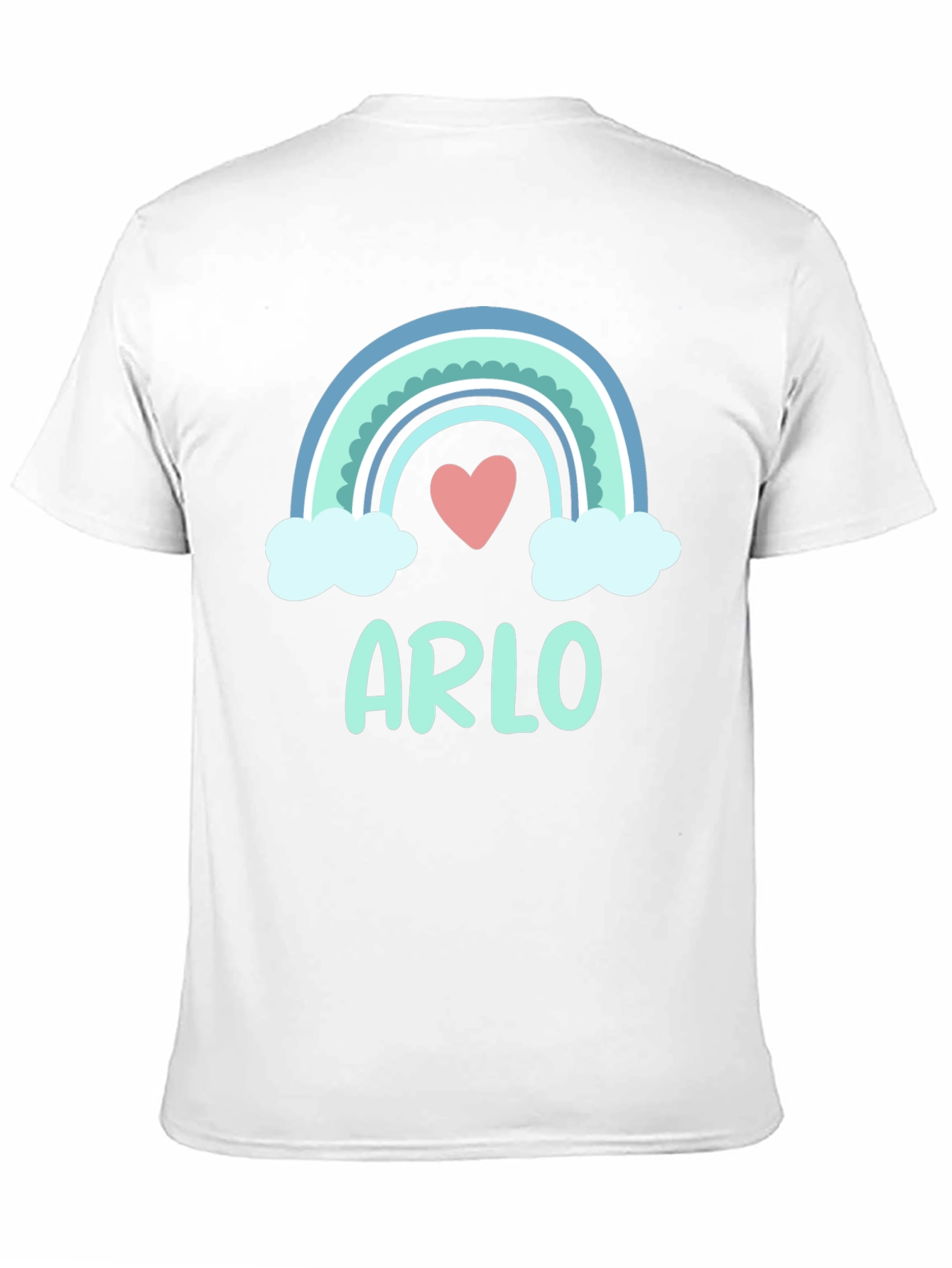 Arlo Rainbow Heart Graphic Tee
