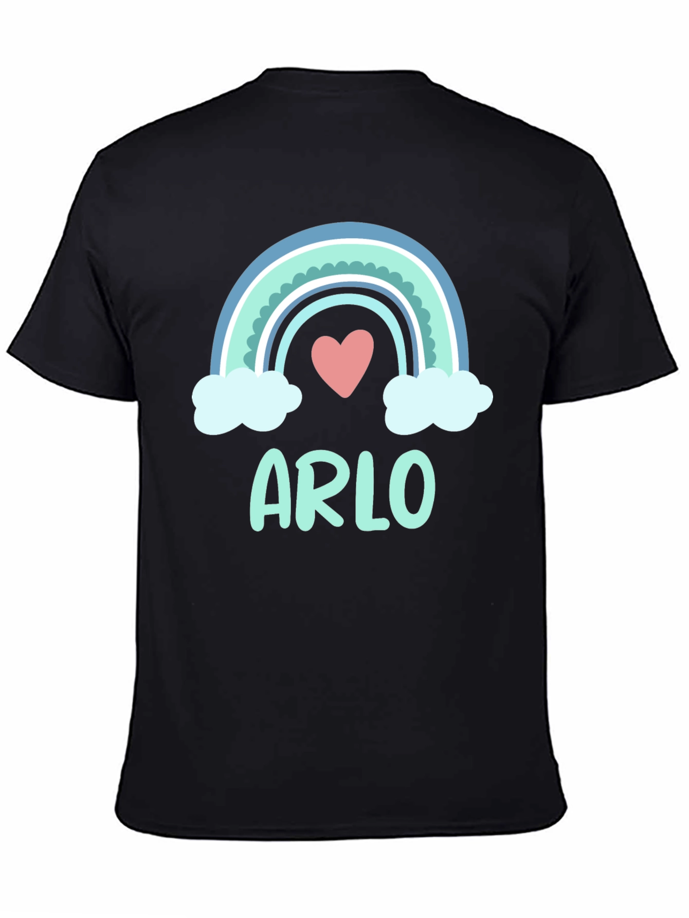 Arlo Rainbow Heart Graphic Tee