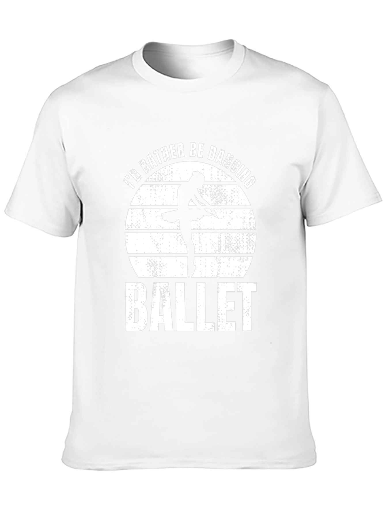 Id Rather Be Dancing Ballet Black T-Shirt